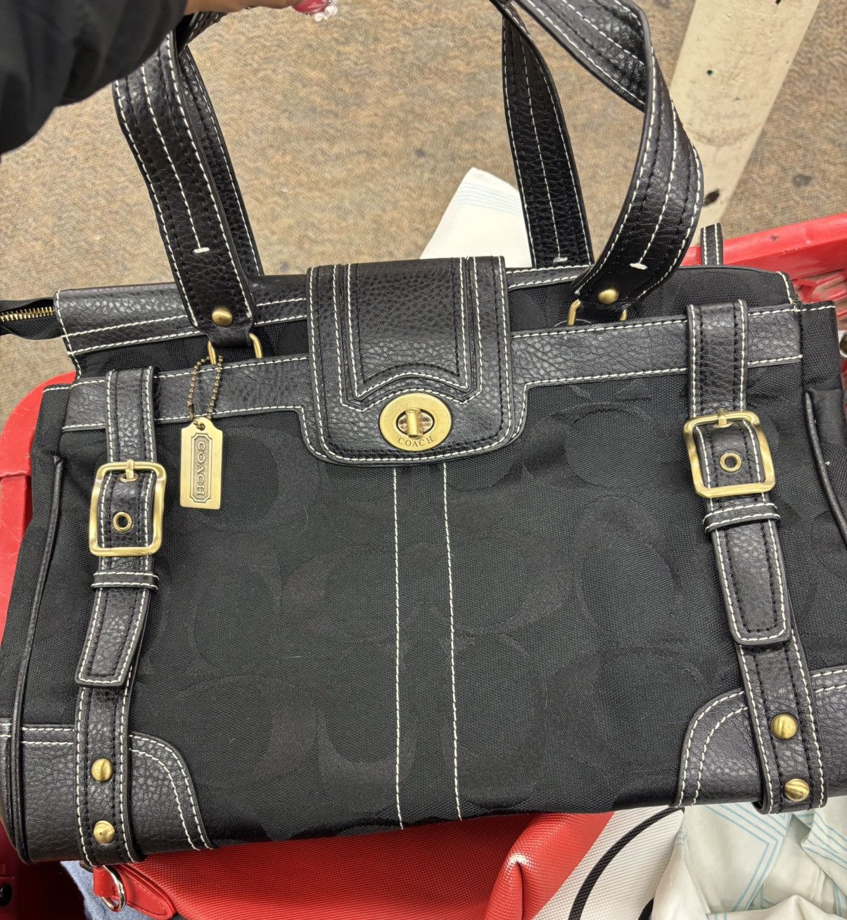 Coach Black Coach Tote Size ONE SIZE - 1 Thumbnail