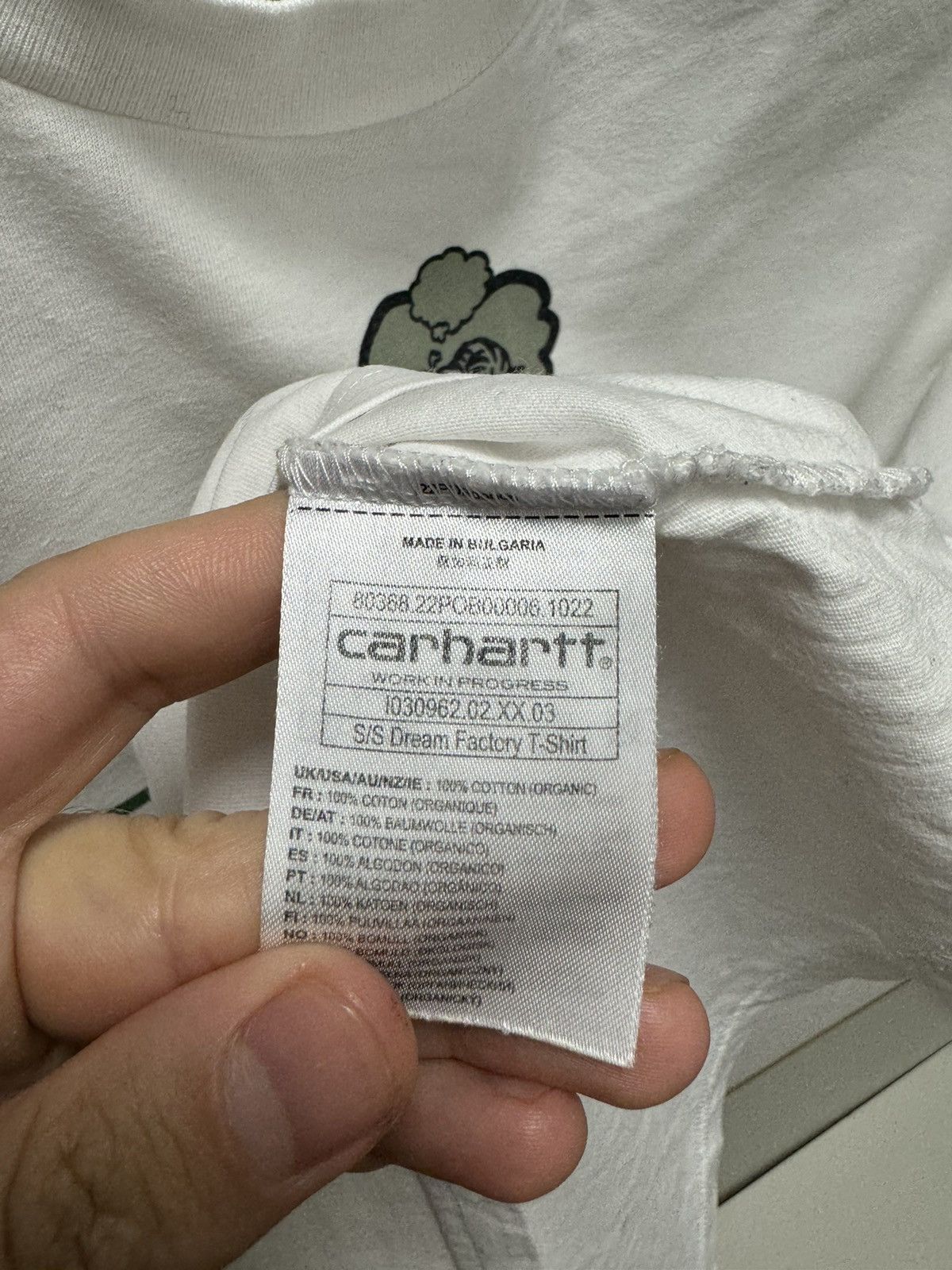 Carhartt Carhartt dream factory vintage white t-shirt M sz Size US M / EU 48-50 / 2 - 4 Thumbnail