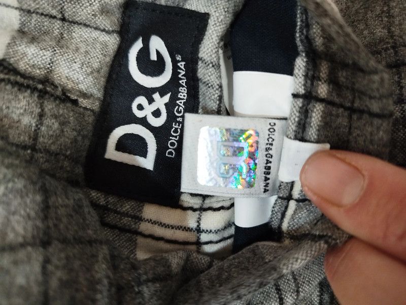 Dolce & Gabbana × Vintage Y2K D&G Boxcut Reversible Wool Leather bomber Jacket Size US L / EU 52-54 / 3 - 10 Thumbnail