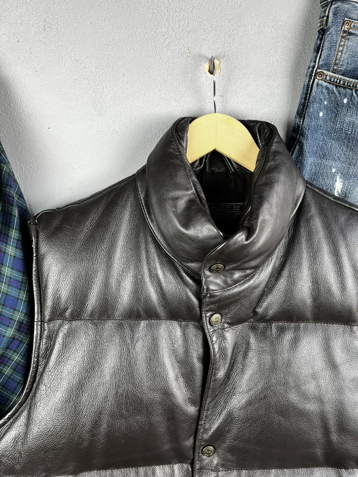 Schott River Woods mens leather vest schott style western Size US XL / EU 56 / 4 - 7 Thumbnail