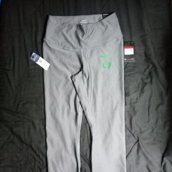 Nike NWT Nike Dri-Fit Oregon Ducks Leggings Trainers Size 30" / US 8 / IT 44 - 4 Thumbnail
