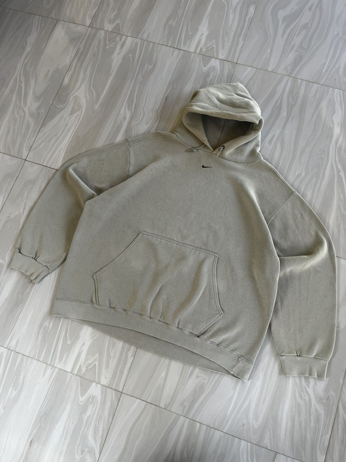 Nike Vintage Nike 90s Center Swoosh Hoodies ✅ Size US XL / EU 56 / 4 - 3 Thumbnail