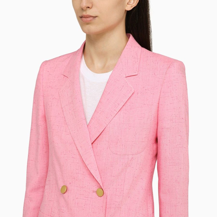 Tagliatore o1d2blof1024 Double-Breasted Jacket In Pink Size L / US 10 / IT 46 - 4 Thumbnail