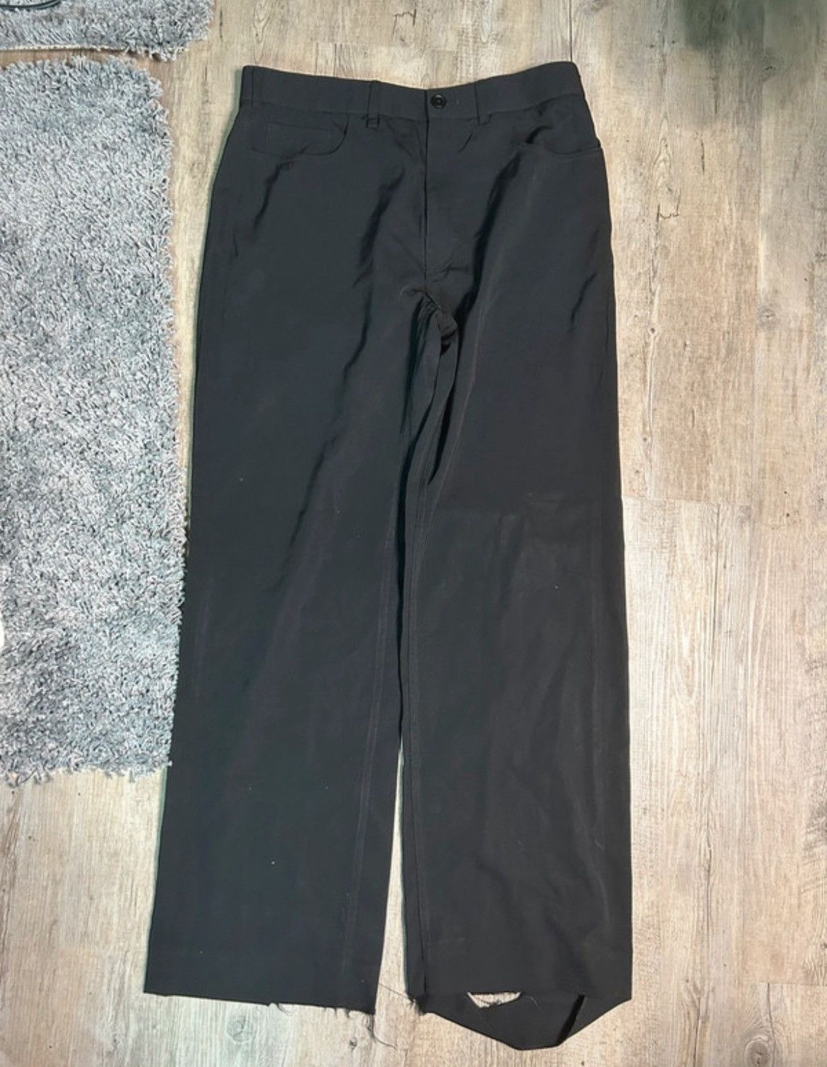 Balenciaga Sample Balenciaga wide suit Pants in Black Size US 30 / EU 46 - 1 Thumbnail