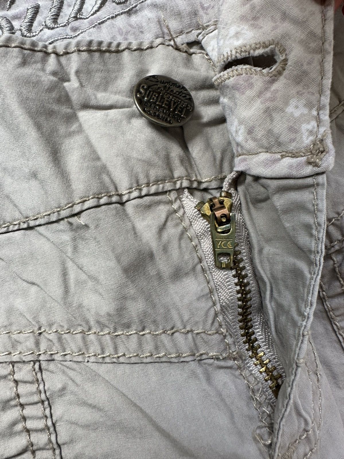 14th Addiction × Japanese Brand Vintage Y2k Cargo Baggy Pants Womens Streetwear Size 32" / US 10 / IT 46 - 12 Thumbnail