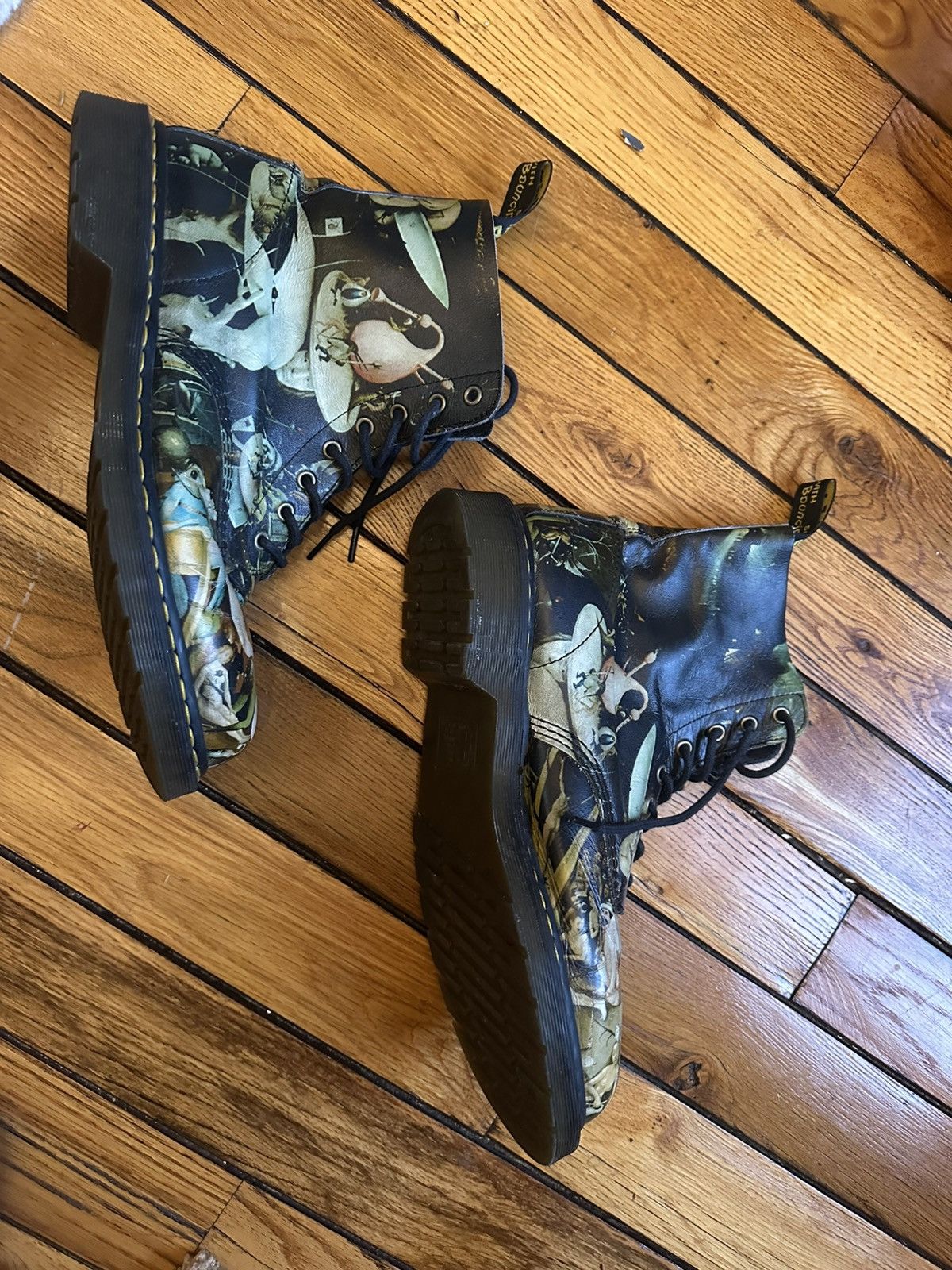 Dr. Martens Dr Martens Bosch heaven hell pascal Garden of earthly artist Size US 14 / EU 47 - 4 Thumbnail