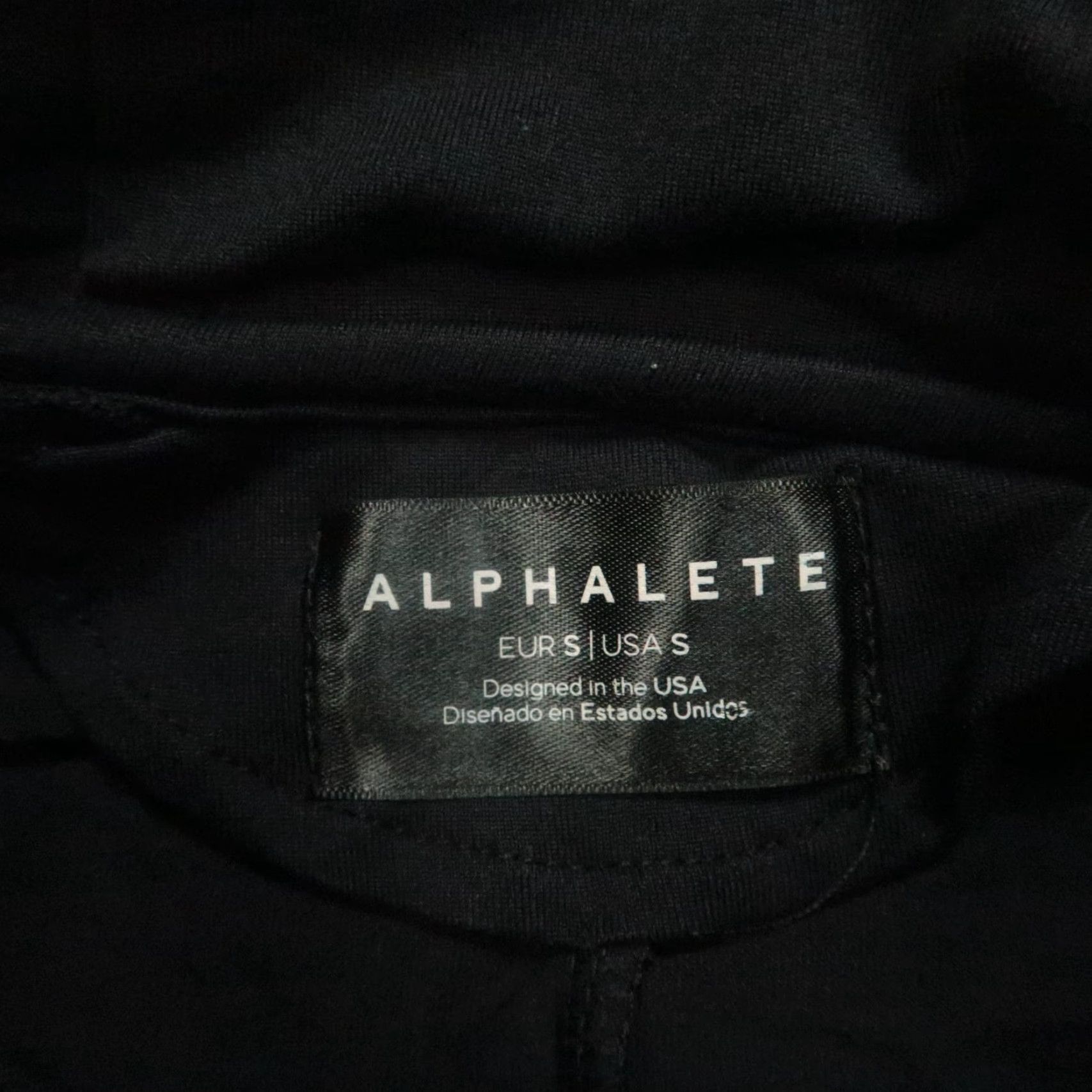 Vintage Alphalete Jacket Mens Small Black Full Zip Pockets Training Track Size US S / EU 44-46 / 1 - 3 Thumbnail