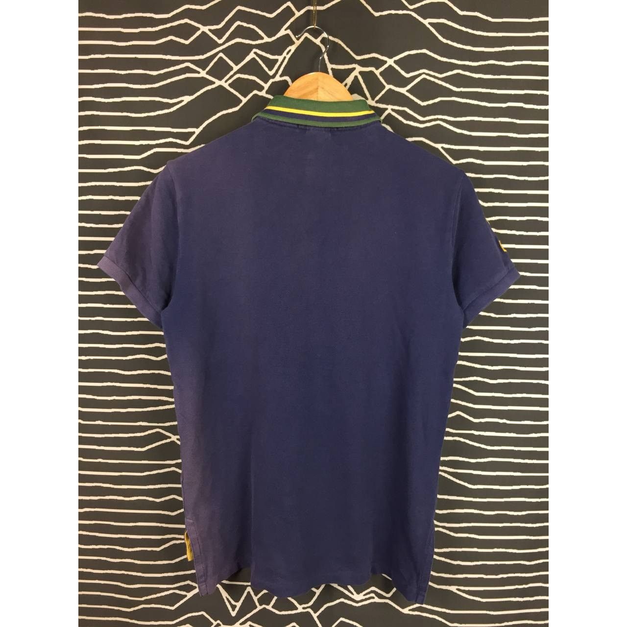 Polo Ralph Lauren Vtg Polo Ralph Lauren Big Logo Custom Fit Polo Tee Size US M / EU 48-50 / 2 - 9 Thumbnail