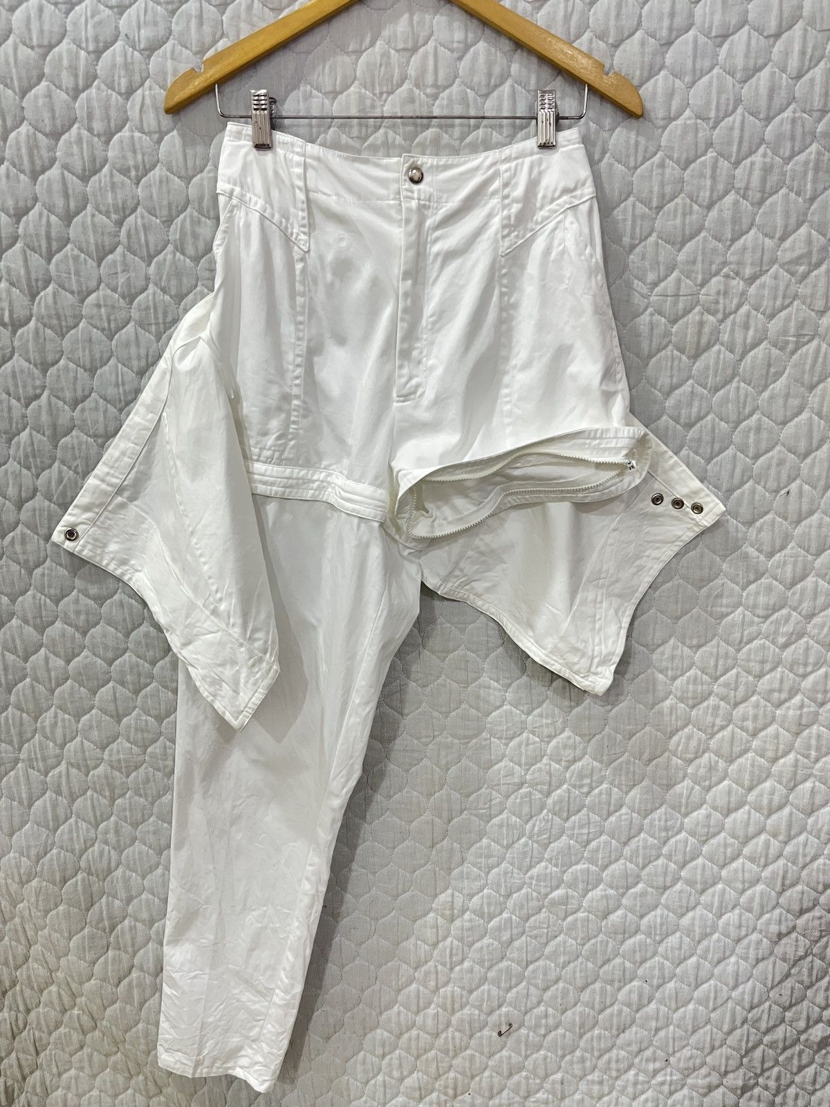 Kansai Yamamoto 🔥🔥🔥ARCHIVE VINTAGE KANSAI DETACHABLE LAYER PANTS Size US 26 / EU 42 - 6 Thumbnail