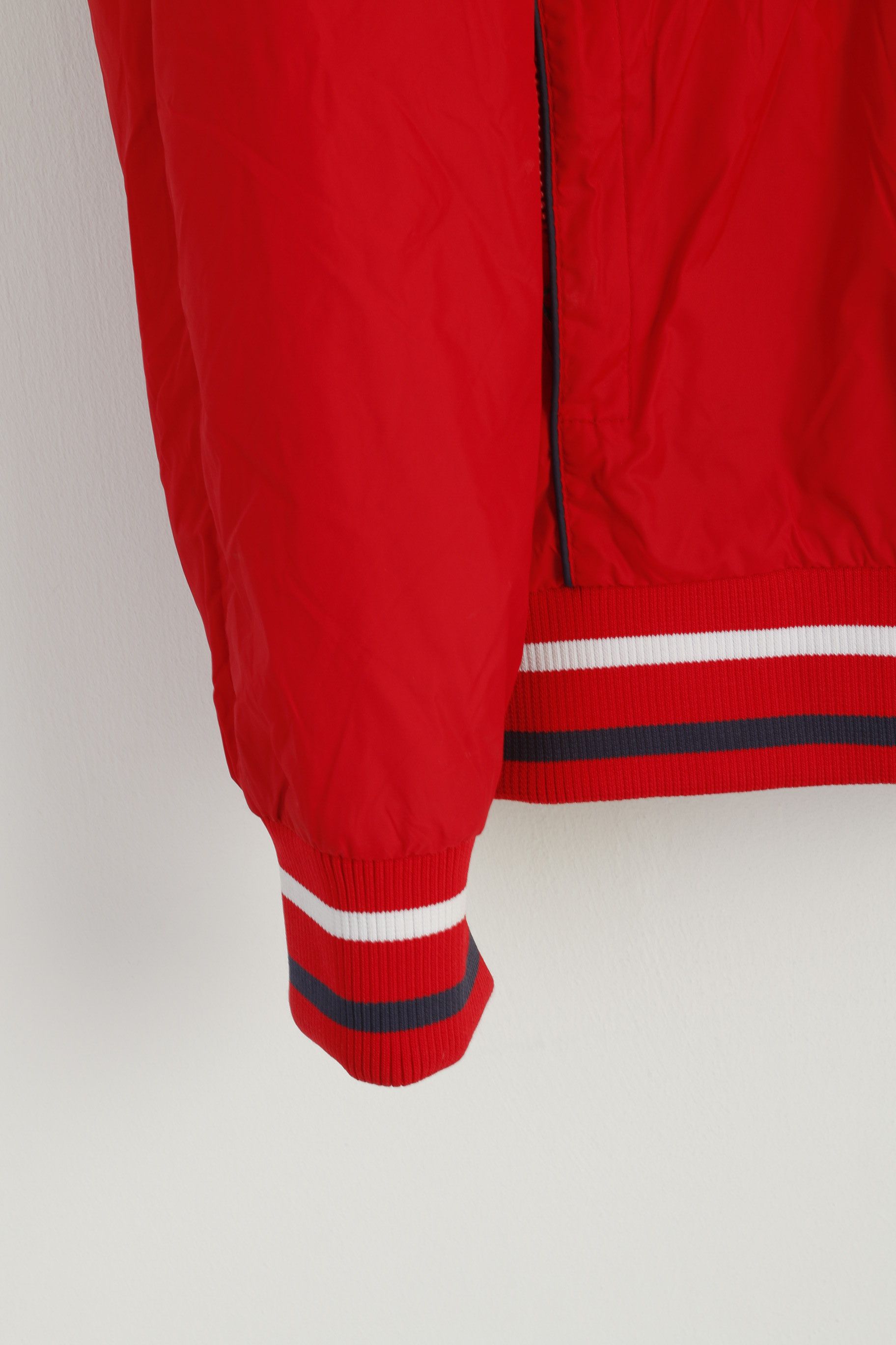 Vintage Q&A Women XXL Jacket Red Nylon Italia Unisex 9552 Size XXL / US 16-18 / IT 52-54 - 3 Thumbnail