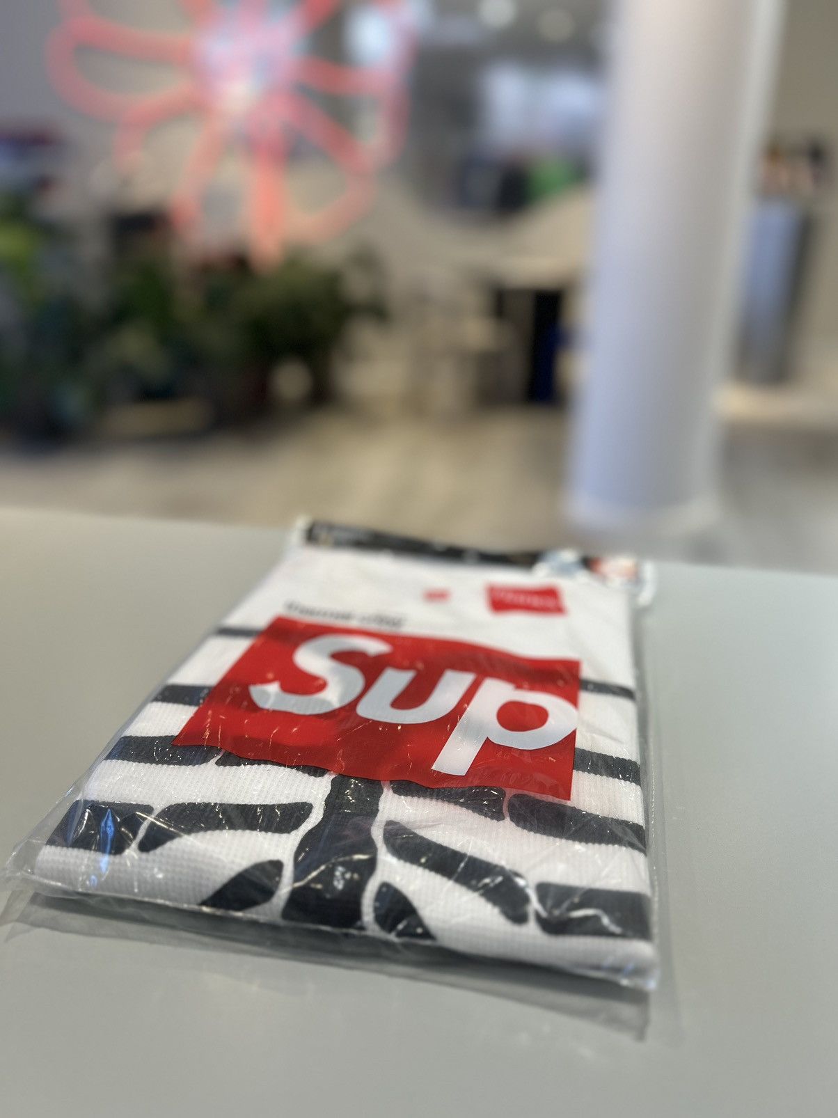 Supreme Hanes Bone Thermal | Grailed