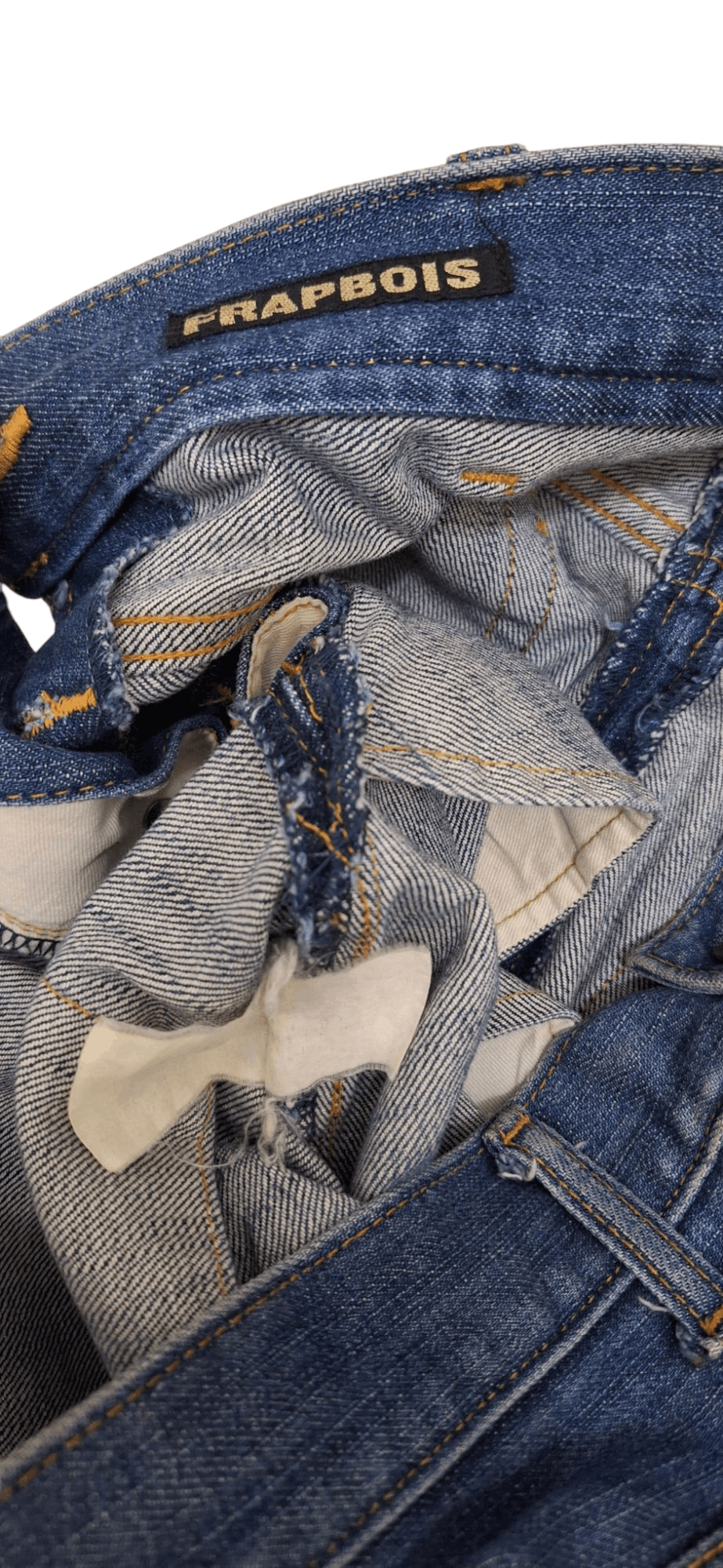 Final Home × Frapbois Rare Frapbois High Rise Leg Zipper Denim Size US 32 / EU 48 - 14 Thumbnail