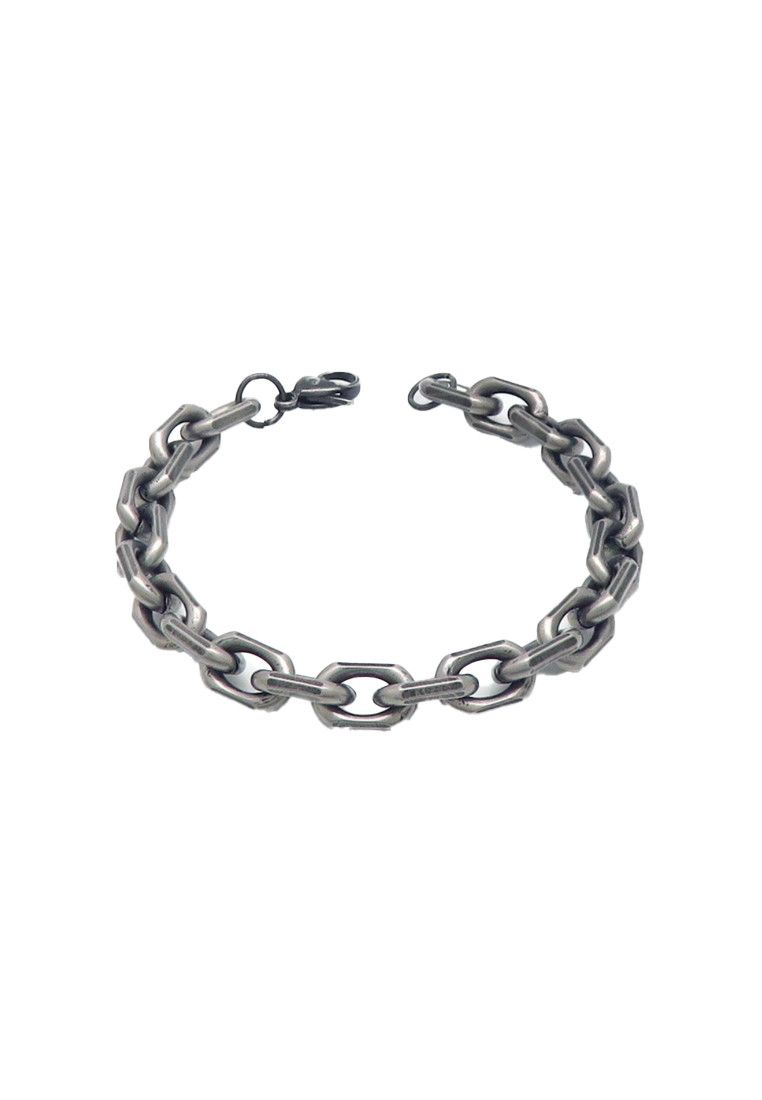 Other Stainless Steel 8mm Rock Hip Hop Bracelet Size ONE SIZE - 1 Thumbnail