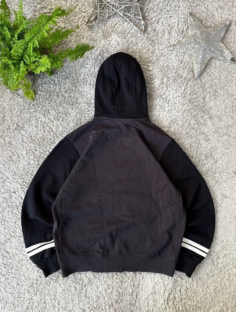 Nike × Vintage Nike Hoodie Streetwear Vintage Big Logo Swoosh Rare Drill Size US M / EU 48-50 / 2 - 6 Thumbnail