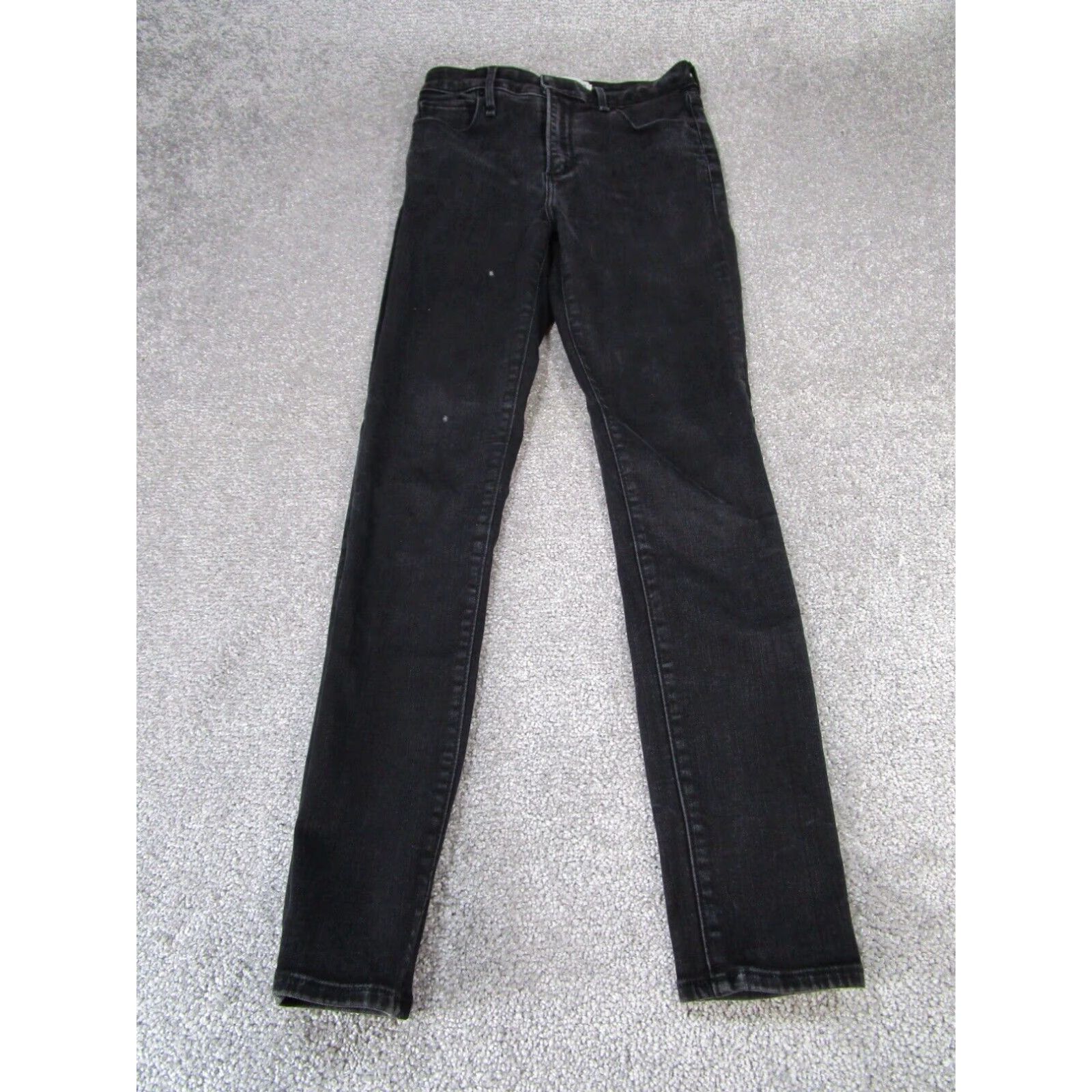 Abercrombie & Fitch Abercrombie & Fitch High Rise Skinny Jeans Womens 26 Black Denim Size 26" / US 2 / IT 38 - 1 Thumbnail