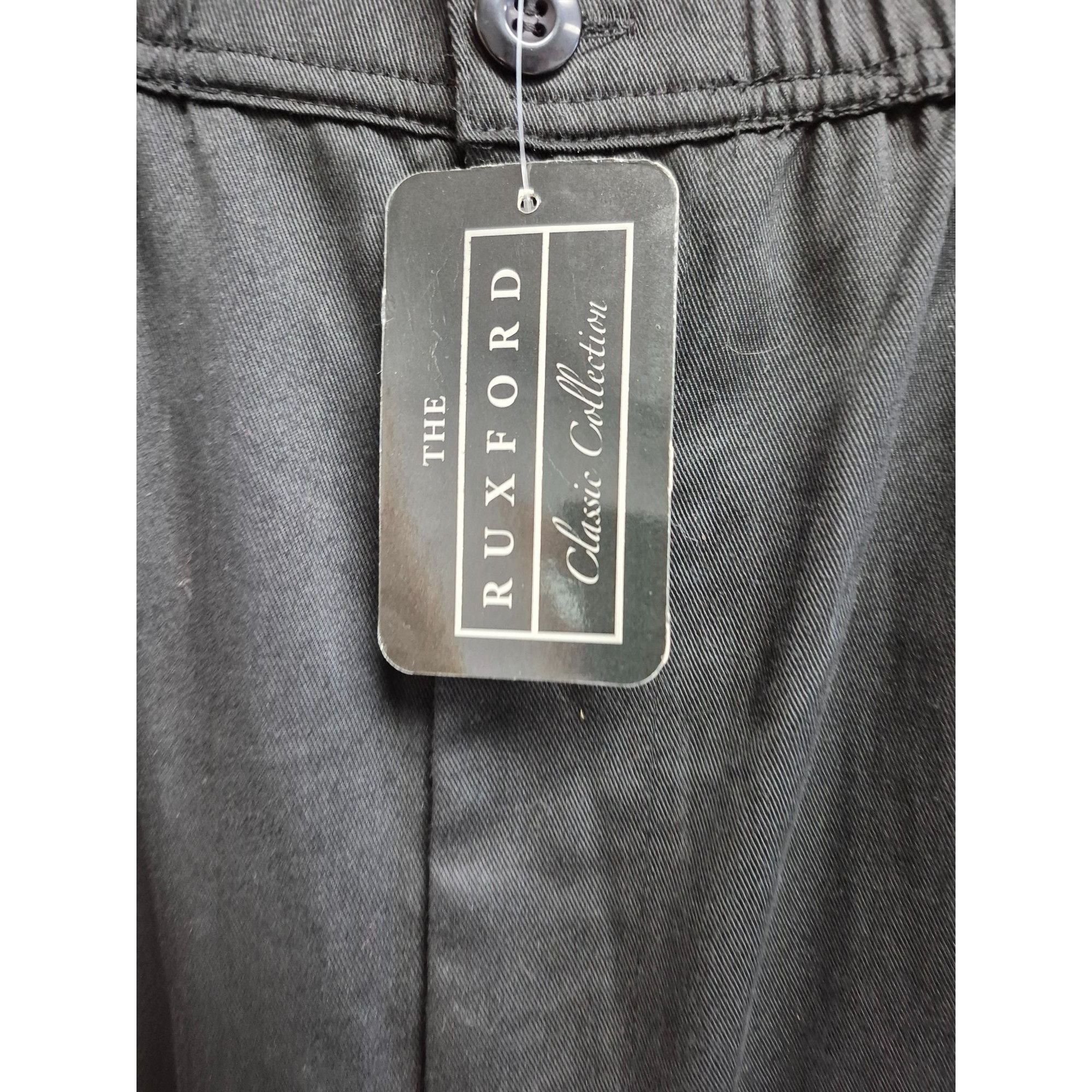 Other The Ruxford Classic Collection Mens Black Elastic Waist Trou Size ONE SIZE - 3 Thumbnail