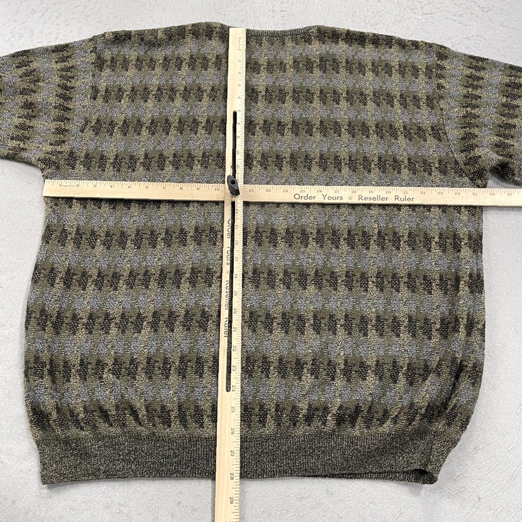 Vintage VINTAGE Tricots St Raphael Sweater Mens Large Brown Grandpa V Neck Knit 90s Size US L / EU 52-54 / 3 - 6 Thumbnail