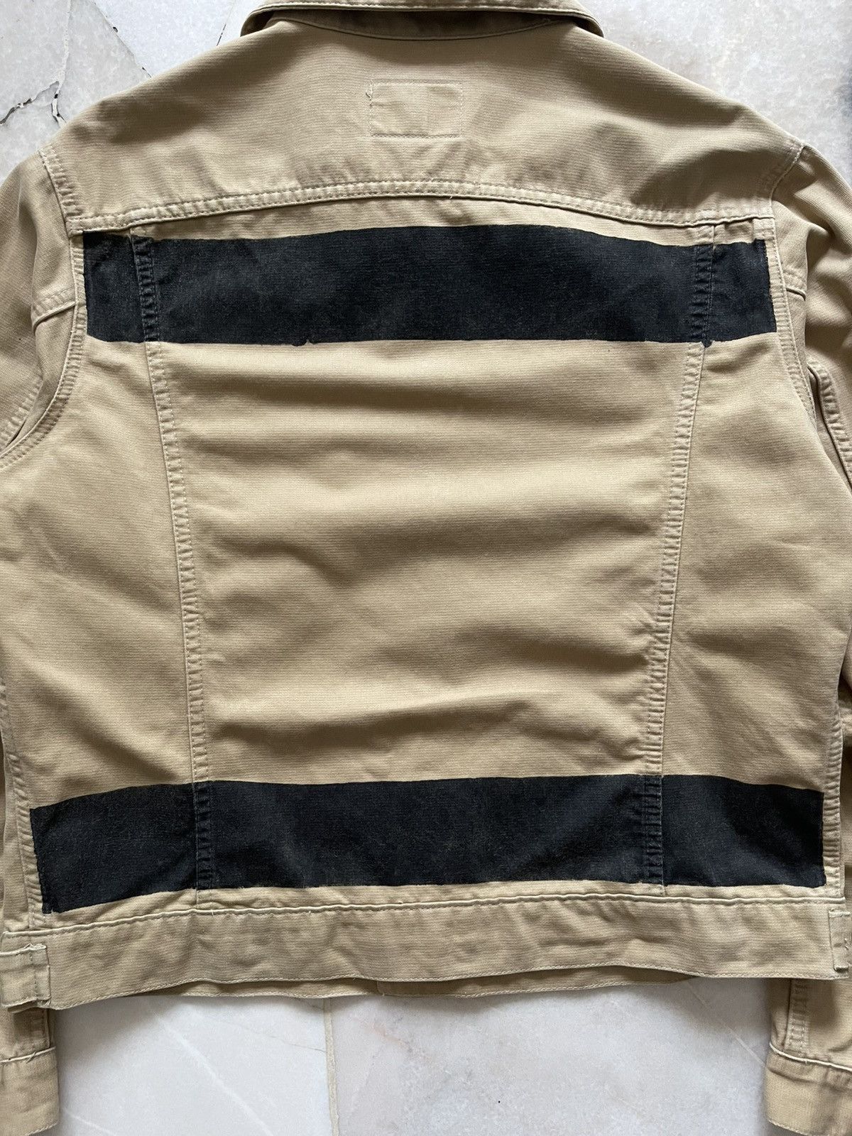 Helmut Lang 1996 Helmut Lang Stripe Denim Jacket #98 Size US M / EU 48-50 / 2 - 13 Thumbnail