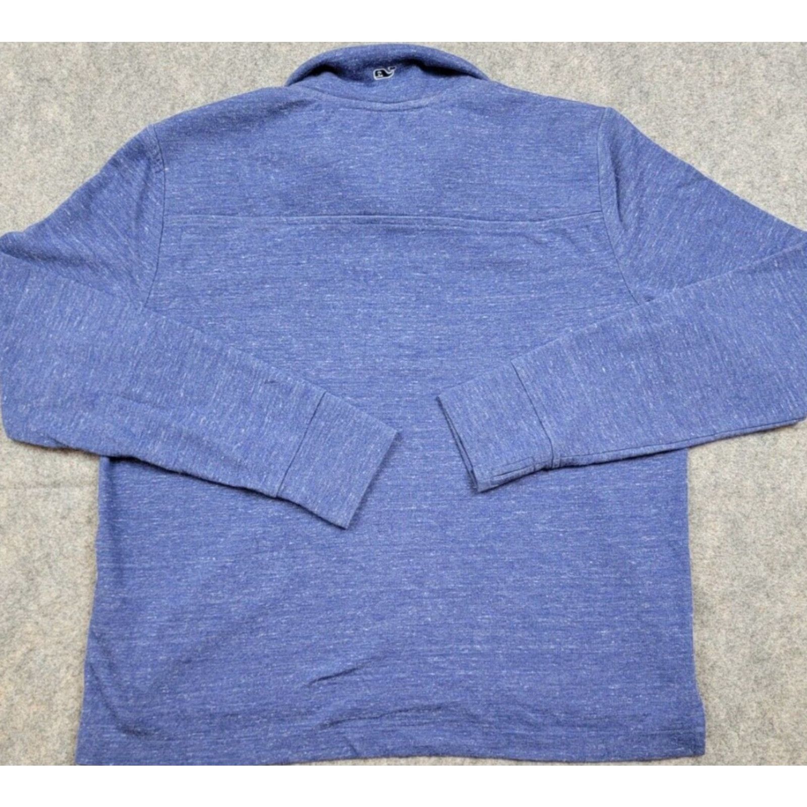 Vineyard Vines Vineyard Vines Shirt Womens Small Blue Pullover Sweatshirt Logo Collared Knit Activewear Casual Travel Navy Whale Vintage No Size S / US 4 / IT 40 - 6 Thumbnail