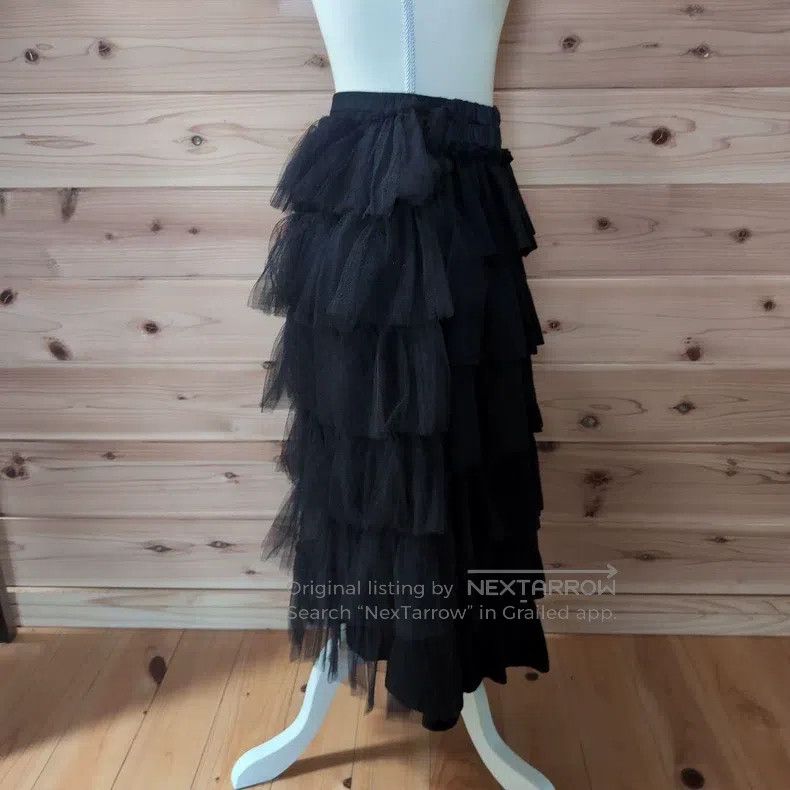 Comme des Garcons Comme Des Garcons size F Black Vintage Mesh Layered Top Size 25" / US 0 / IT 36 - 4 Thumbnail
