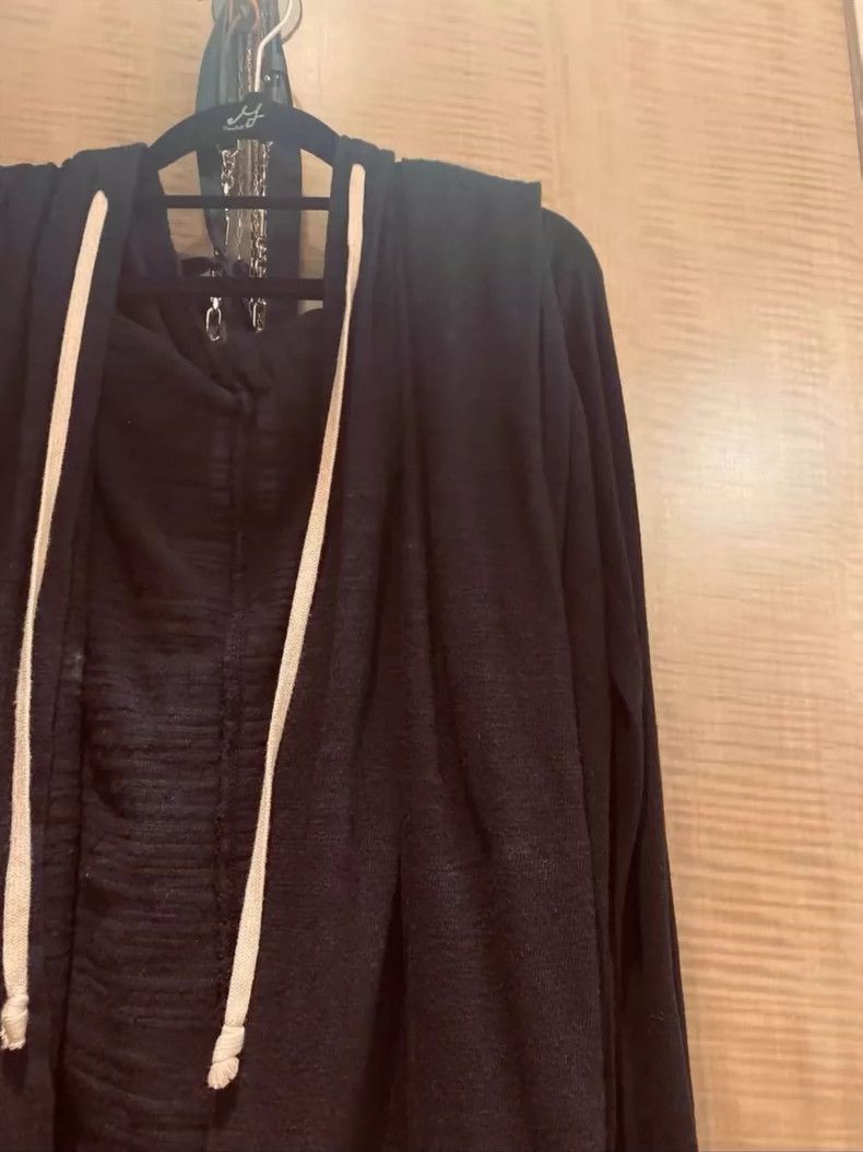 Rick Owens Rick Owens Cropped Cotton Cardigan with Hood-2505 Size US S / EU 44-46 / 1 - 2 Thumbnail
