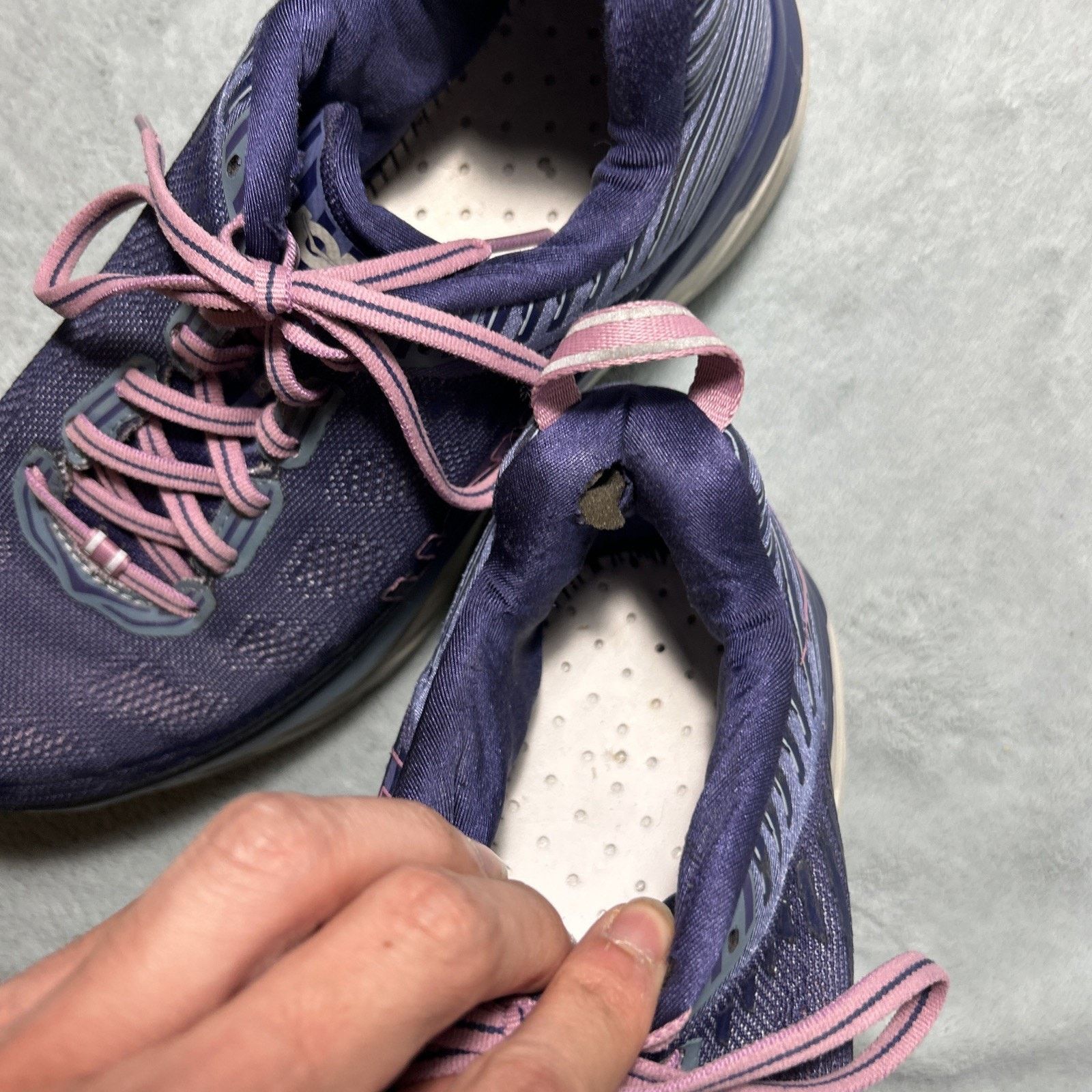 Hoka HOKA ONE ONE Bondi 6 Shoes Womens 9 Purple Running Trail Size US 7.5 / IT 37.5 - 9 Thumbnail