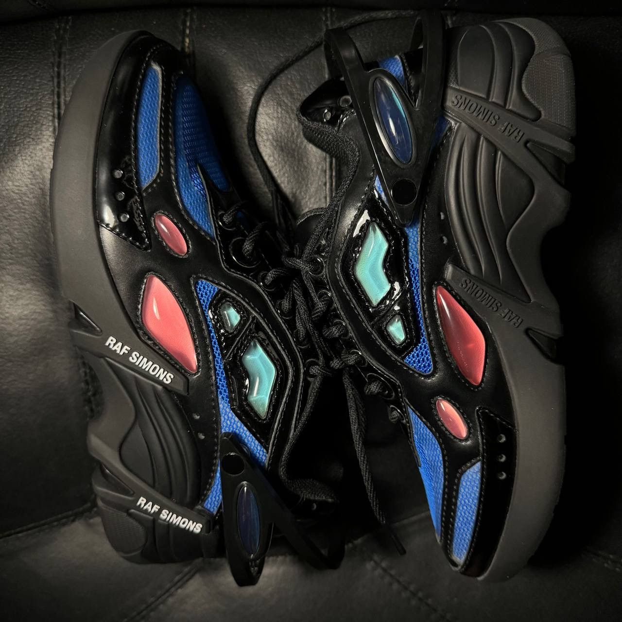 Raf Simons Raf Simons cylon 21 Black Blue Running Shoes Size US 7 / IT 37 - 3 Thumbnail