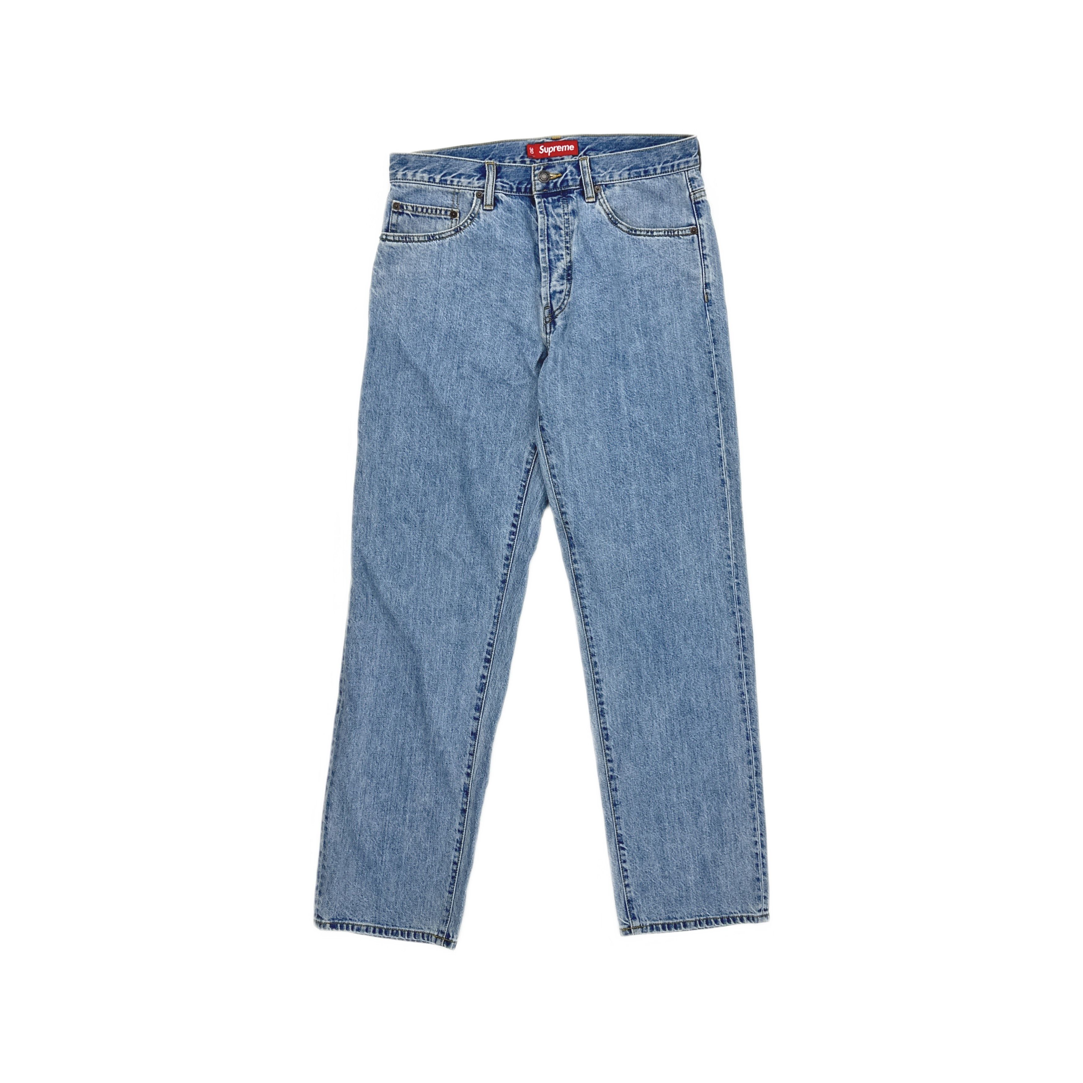 Supreme Supreme Regular Star Denim Jeans Black Size 30 | Grailed