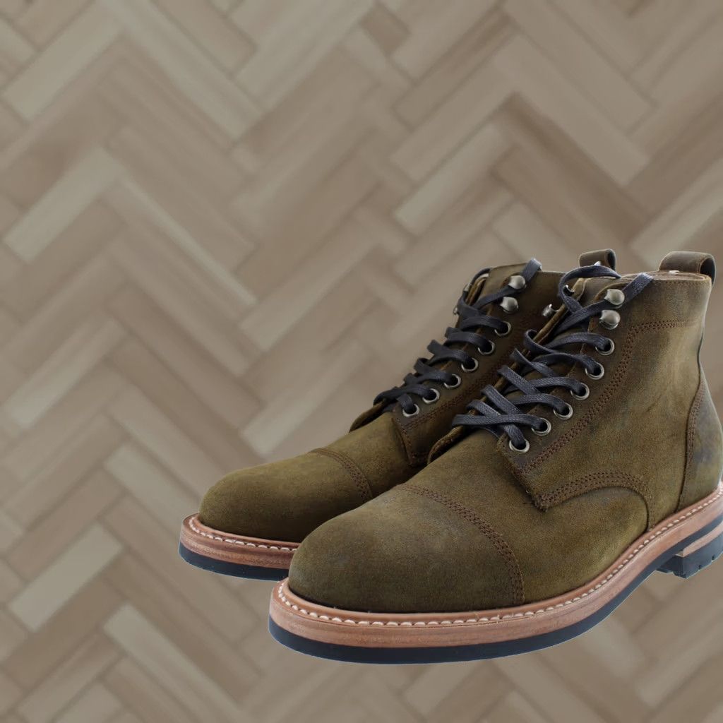 Taylor Stitch Taylor Stitch Moto Boot Men’s Casual Boots 7 Brown Suede Cap Toe Waterproof Waxed Leather Insole Ankle Shaft D Width 39 EU 6 UK 7 US 7 Size US 7 / EU 40 - 1 Thumbnail