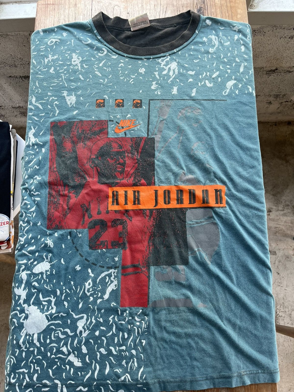 Jordan Brand × Nike × Vintage Vintage NIKE AIR JORDAN Collection 90’s Tshirt Size US L / EU 52-54 / 3 - 3 Thumbnail