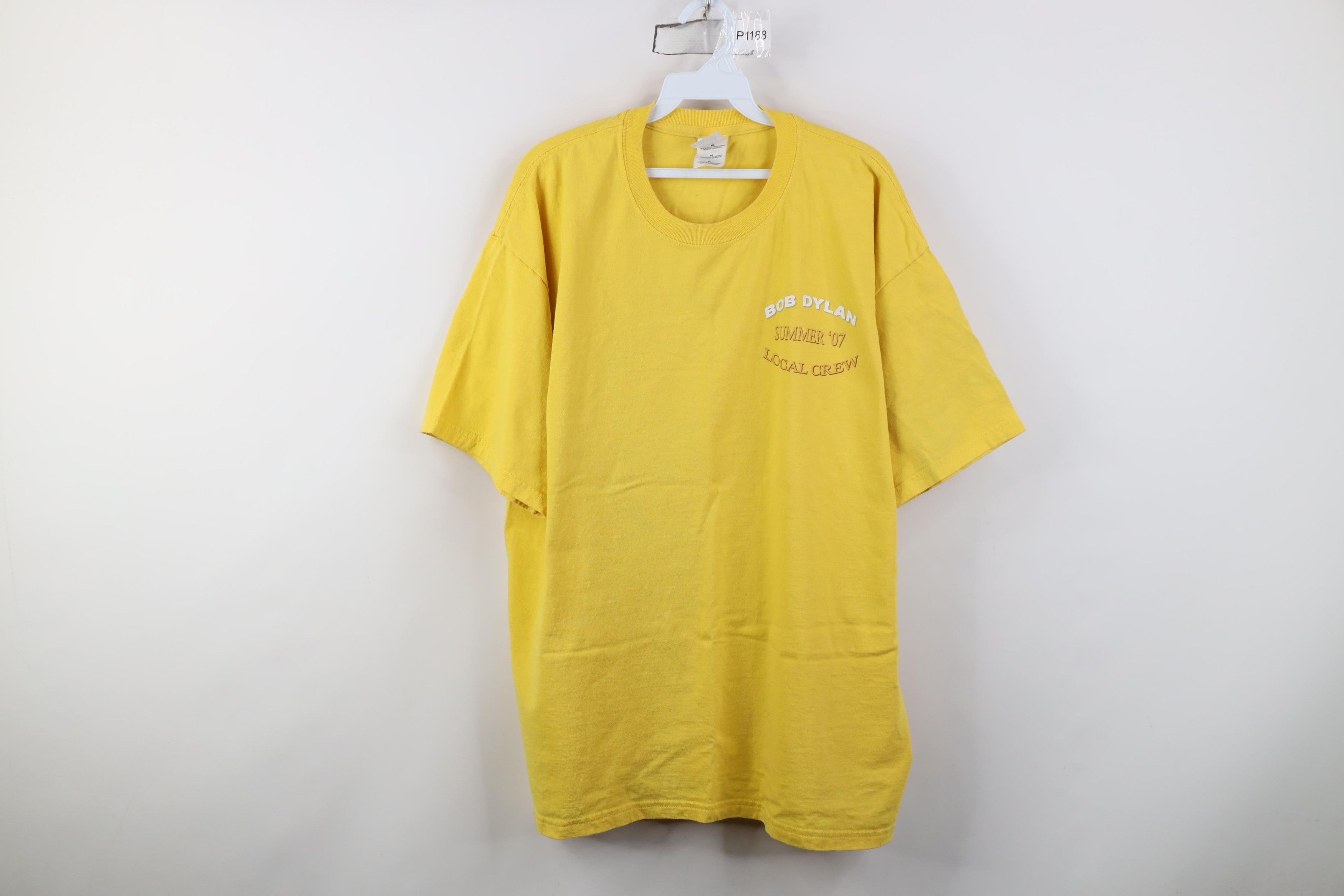 Vintage Vintage Local Crew Summer 2007 Modern Bob Dylan Band T-Shirt Size US XL / EU 56 / 4 - 1 Thumbnail