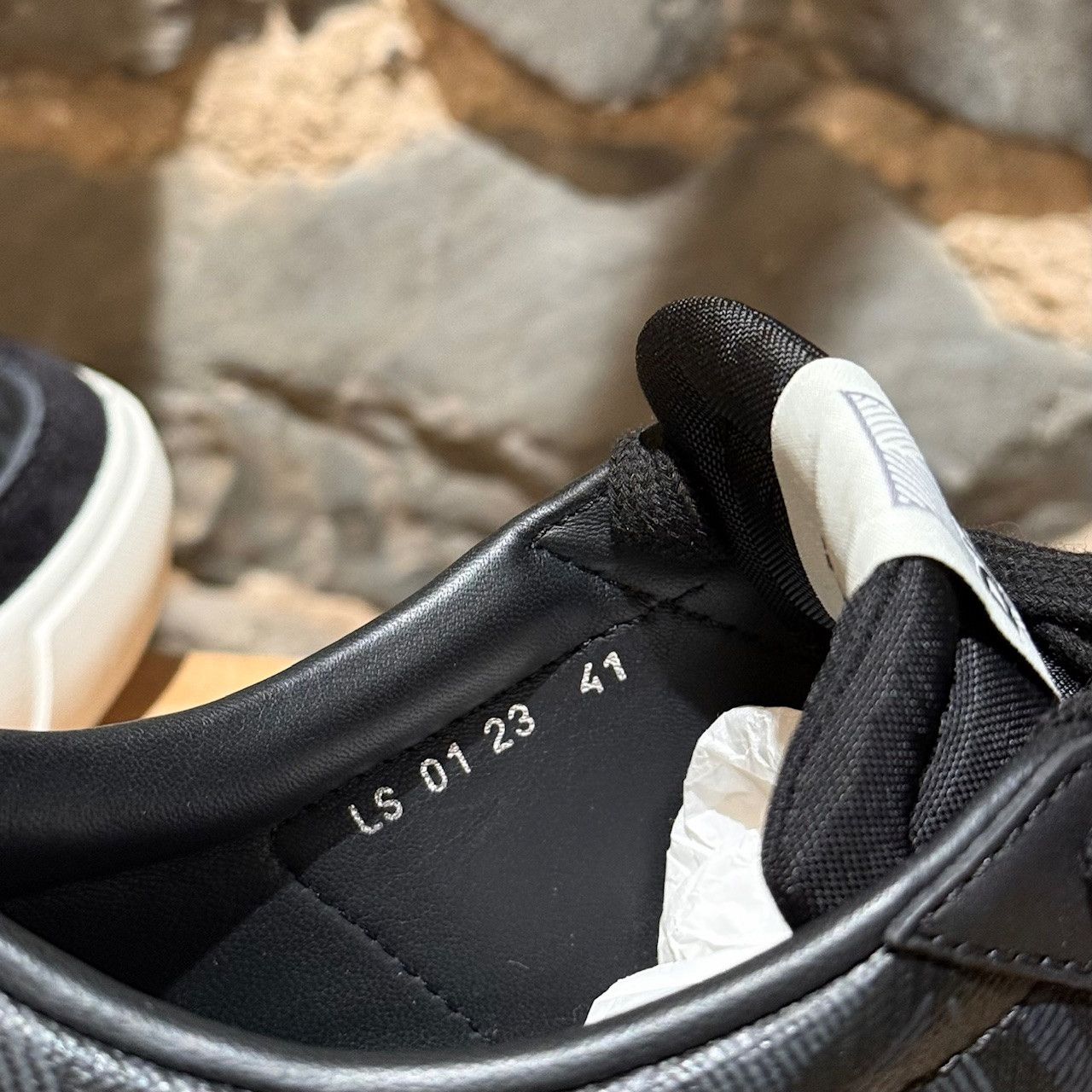 Dior Dior Black CD Diamond Logo B101 Low Top Sneakers Size US 8 / EU 41 - 12 Thumbnail
