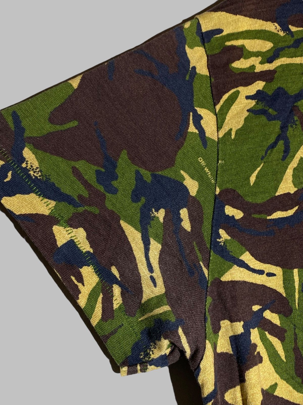 Off-White Off White Peace By Design Camouflage T-shirt Size US S / EU 44-46 / 1 - 8 Thumbnail