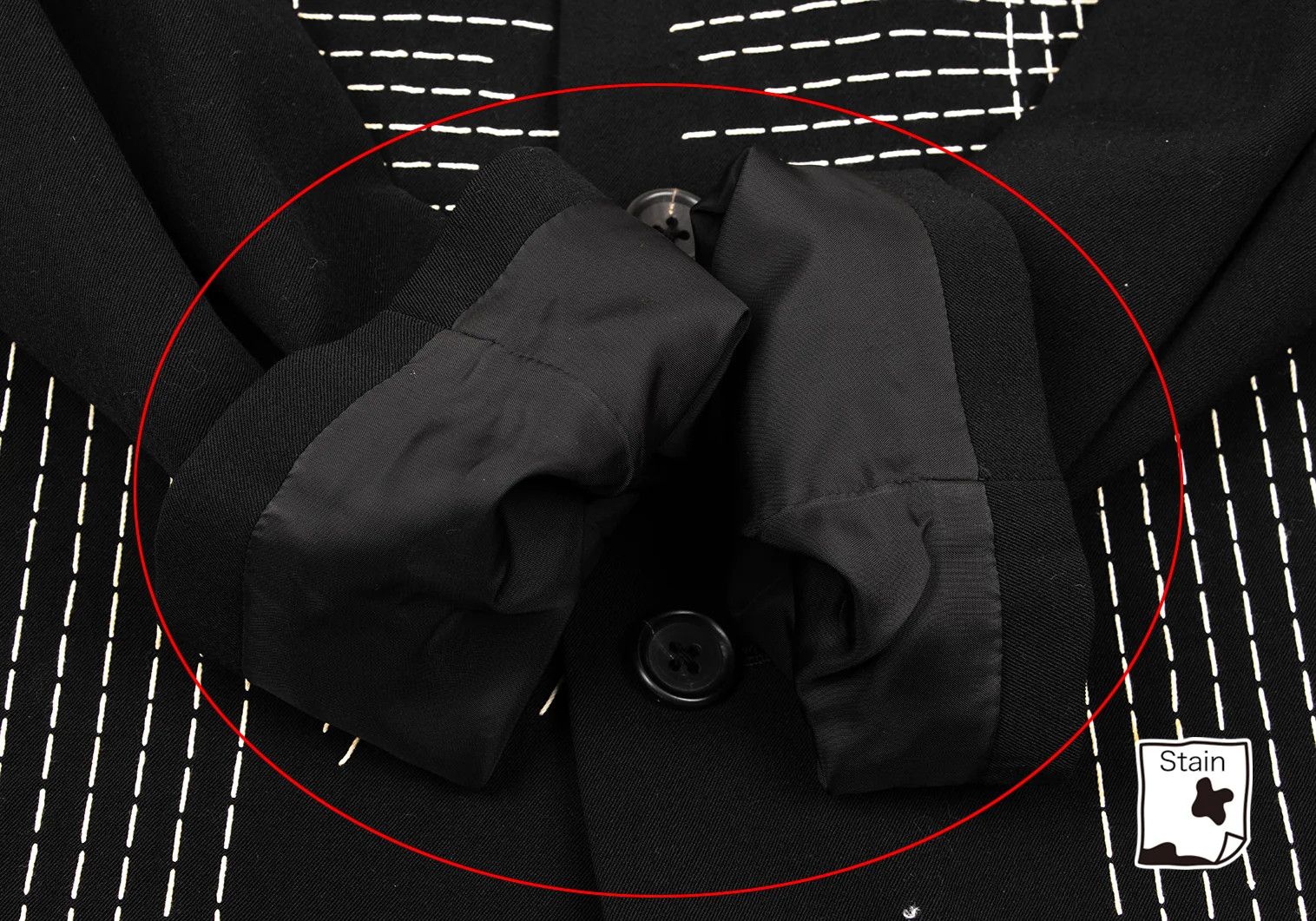 Yohji Yamamoto Yohji Yamamoto Wool Gabardine Jacket Black M Size US M / EU 48-50 / 2 - 8 Thumbnail