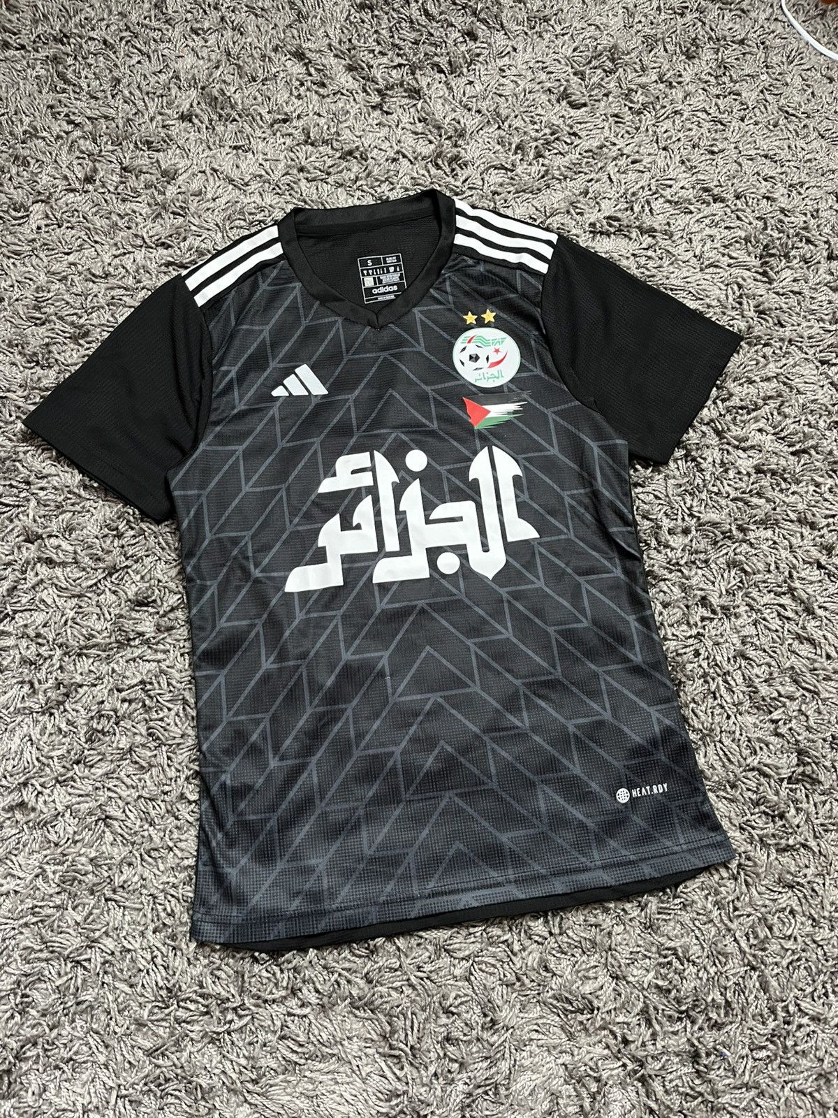 Adidas Adidas Algeria 2023/24 Fourth "Palestine Tribute" Jersey Size US S / EU 44-46 / 1 - 1 Thumbnail