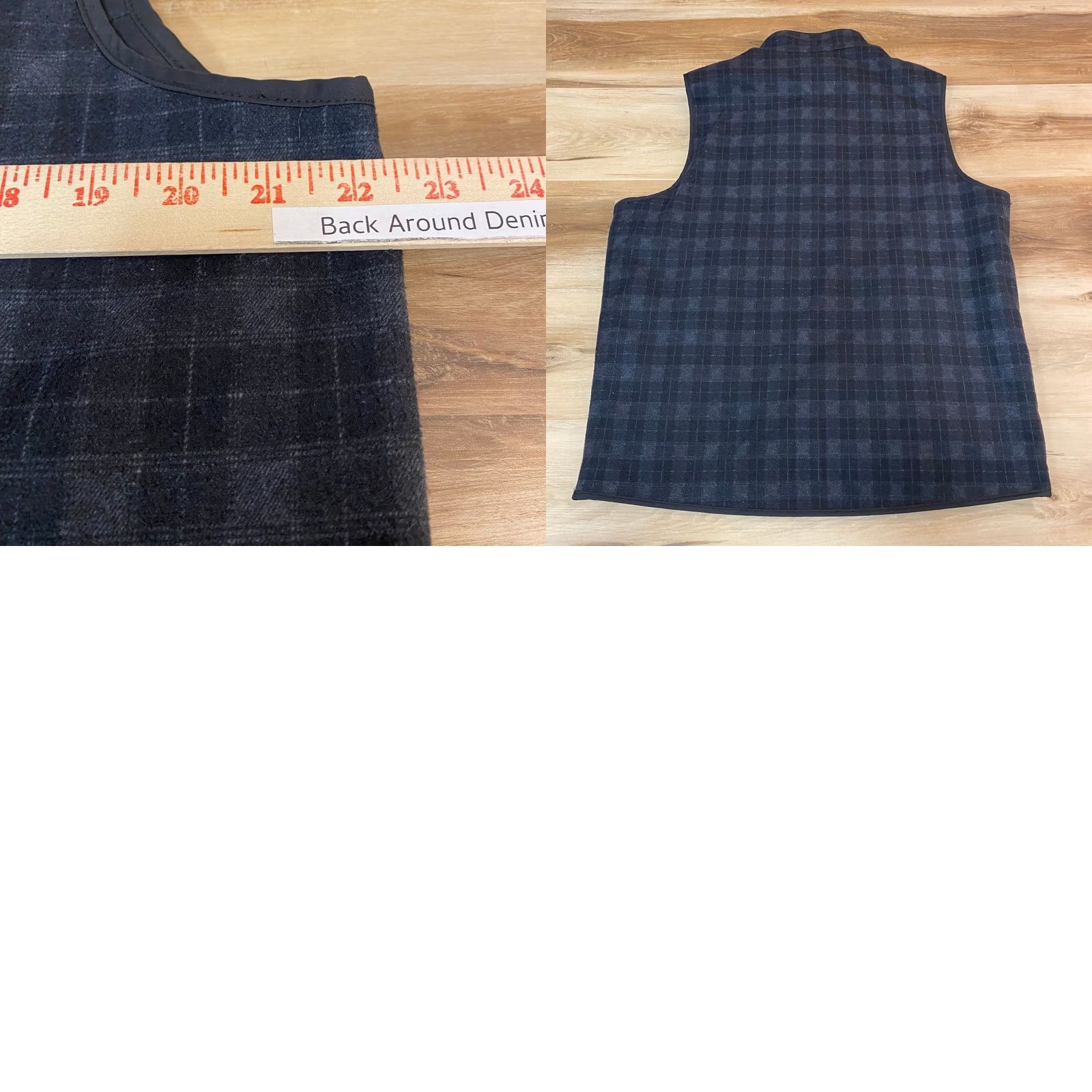 Vintage VINTAGE? No — Age of Wisdom Reversible Vest Mens M Plaid Quilted Snap Front Pockets Size US M / EU 48-50 / 2 - 8 Thumbnail