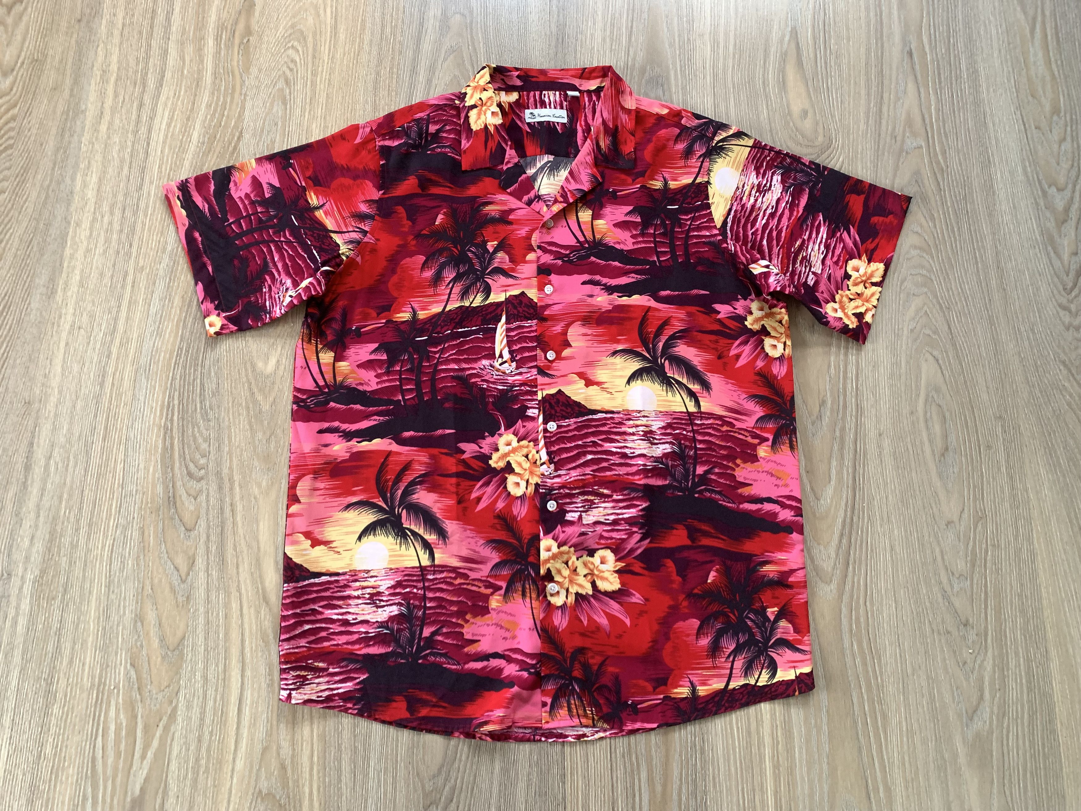 Other Hawaiian Vacation Cotton Hawaiian Shirt Size US L / EU 52-54 / 3 - 2 Thumbnail