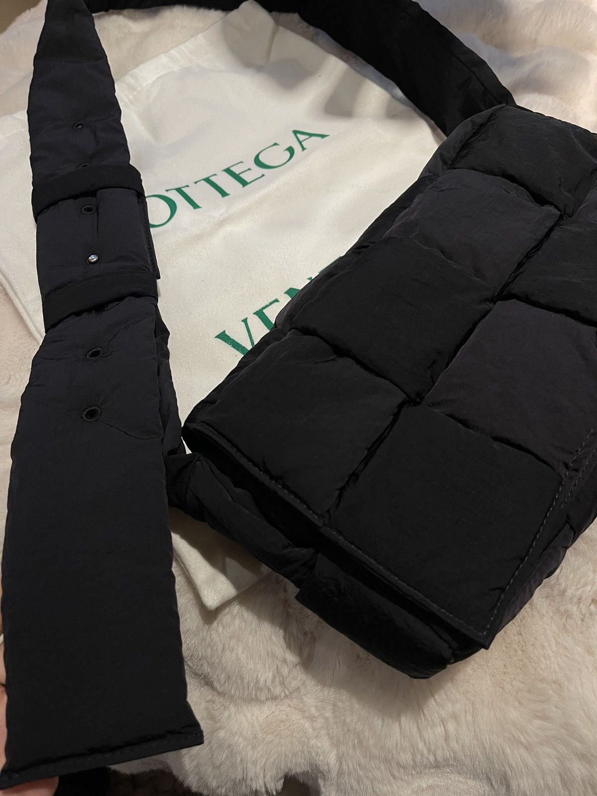 Bottega Veneta Bottega Veneta padded tech cassette bag black Size ONE SIZE - 3 Thumbnail