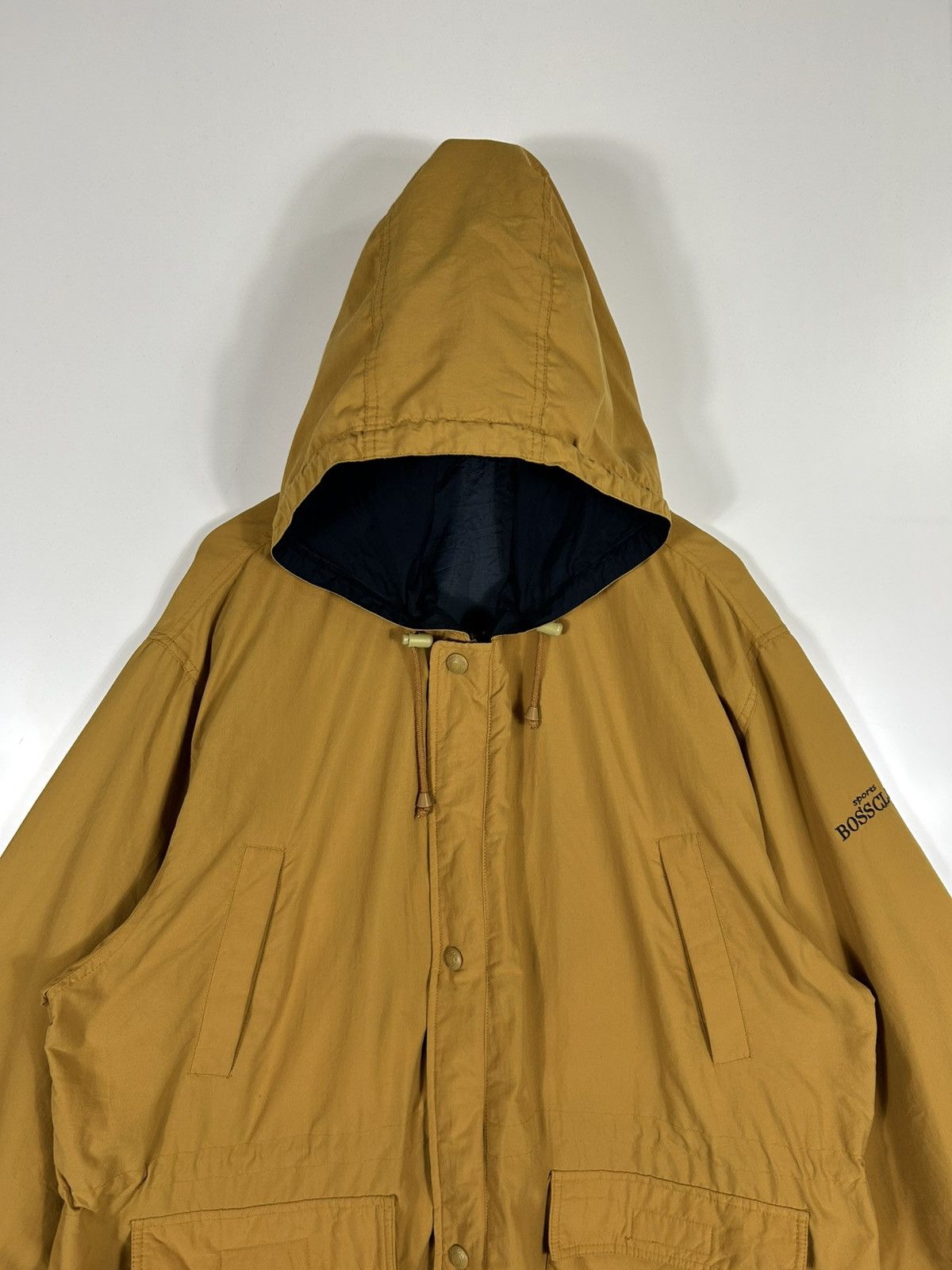 Japanese Brand × Vintage ⚡️Vintage Boss Club Hooded Zipper Parka Jacket Size US L / EU 52-54 / 3 - 4 Thumbnail