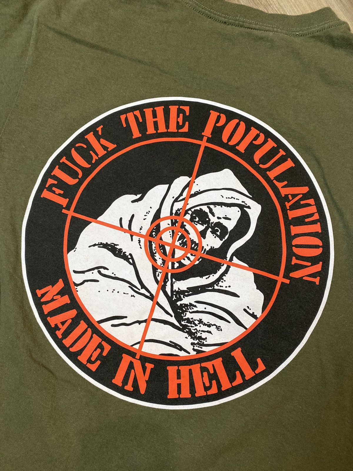 Fuck The Population FTP Made In Hell Tee Size US M / EU 48-50 / 2 - 2 Thumbnail