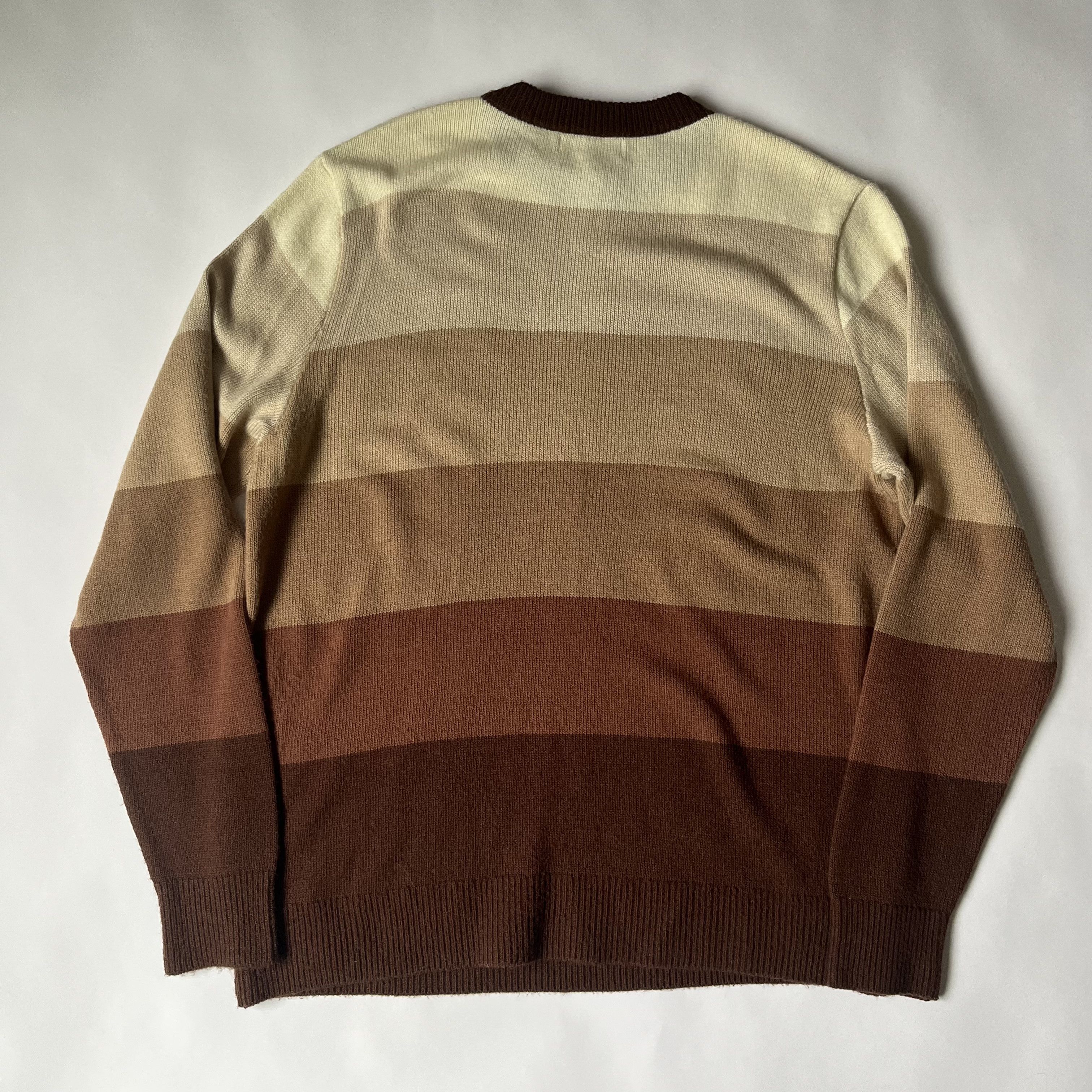 Bape SS04 Knit Striped Sweater Size US XL / EU 56 / 4 - 2 Thumbnail