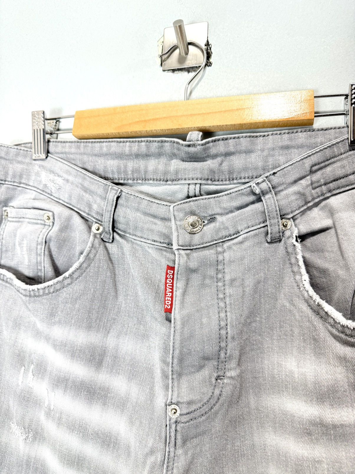 Dsquared2 Dsquared2 Pants Gray Denim Pants Jeans Drip Drill Size US 34 / EU 50 - 4 Thumbnail