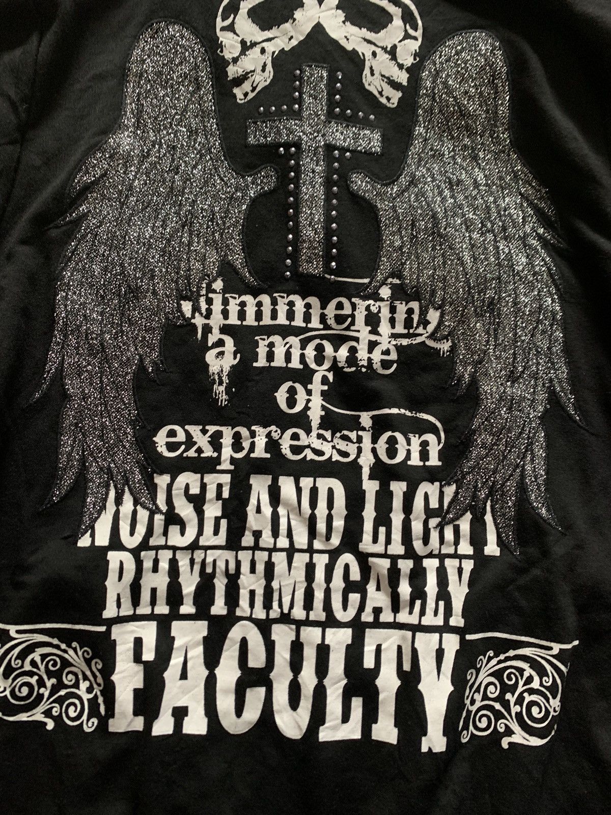 If Six Was Nine × Japanese Brand × Le Grande Bleu (L.G.B.) Dig deep crosses poem hoodie Size US M / EU 48-50 / 2 - 6 Thumbnail
