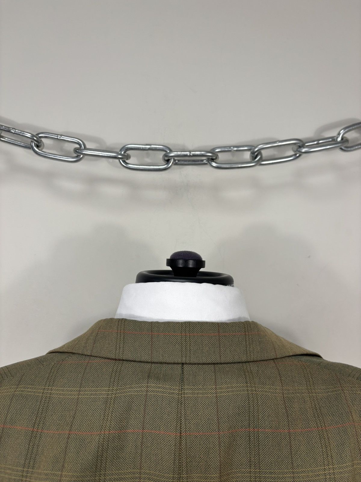 Burberry Vintage Burberry Prince Of Wales Check Wool Blazer Jacket Size 46R - 15 Thumbnail