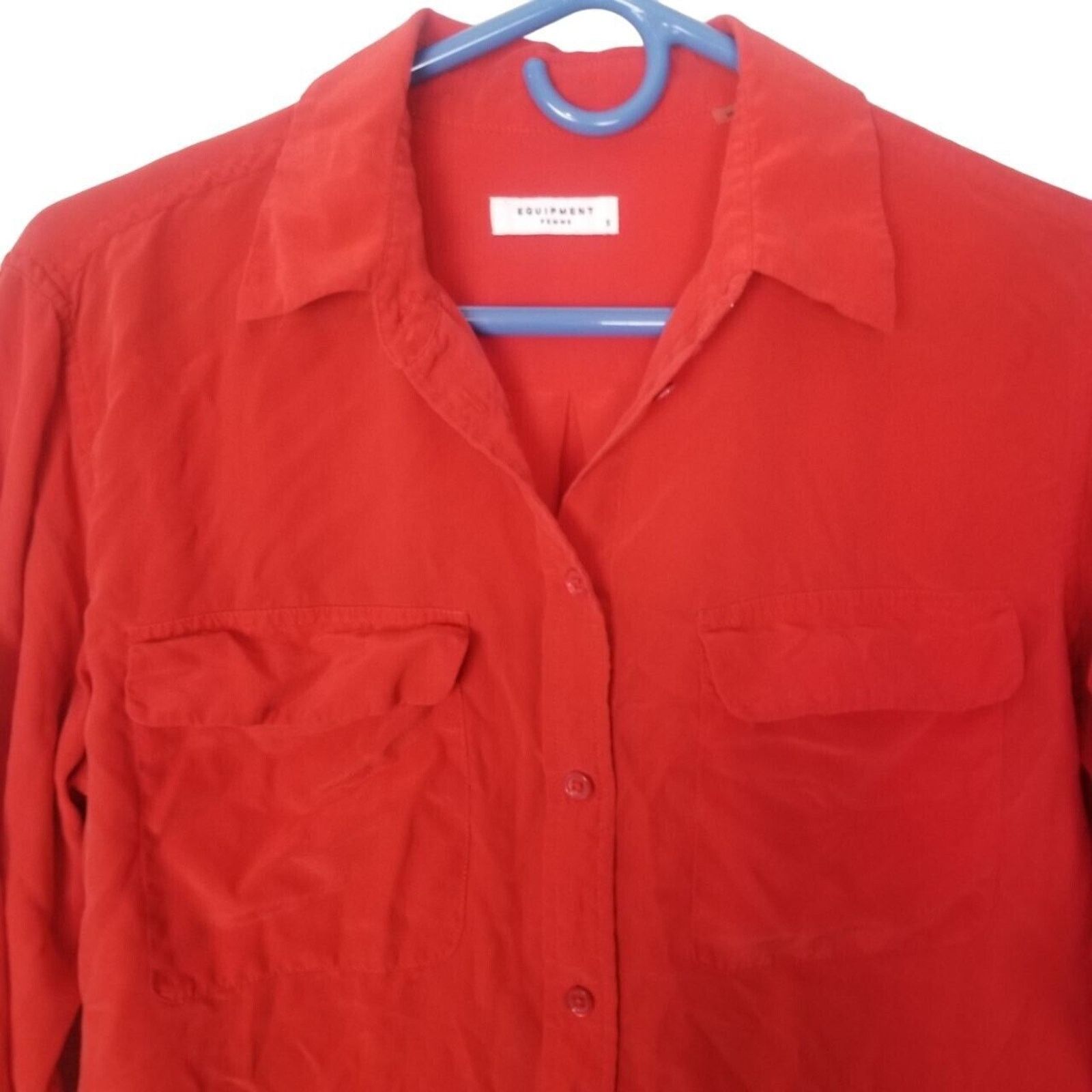 Equipment Equipment Womens 100% Silk Blouse Size S Quiet Luxury Career Size S / US 4 / IT 40 - 2 Thumbnail