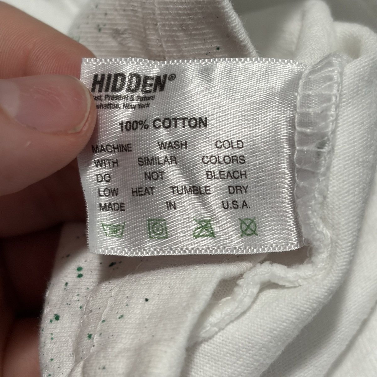 Asics × HIDDEN Hidden PPF Painted Asics Tiger Tee White Multicolor Size US M / EU 48-50 / 2 - 13 Thumbnail