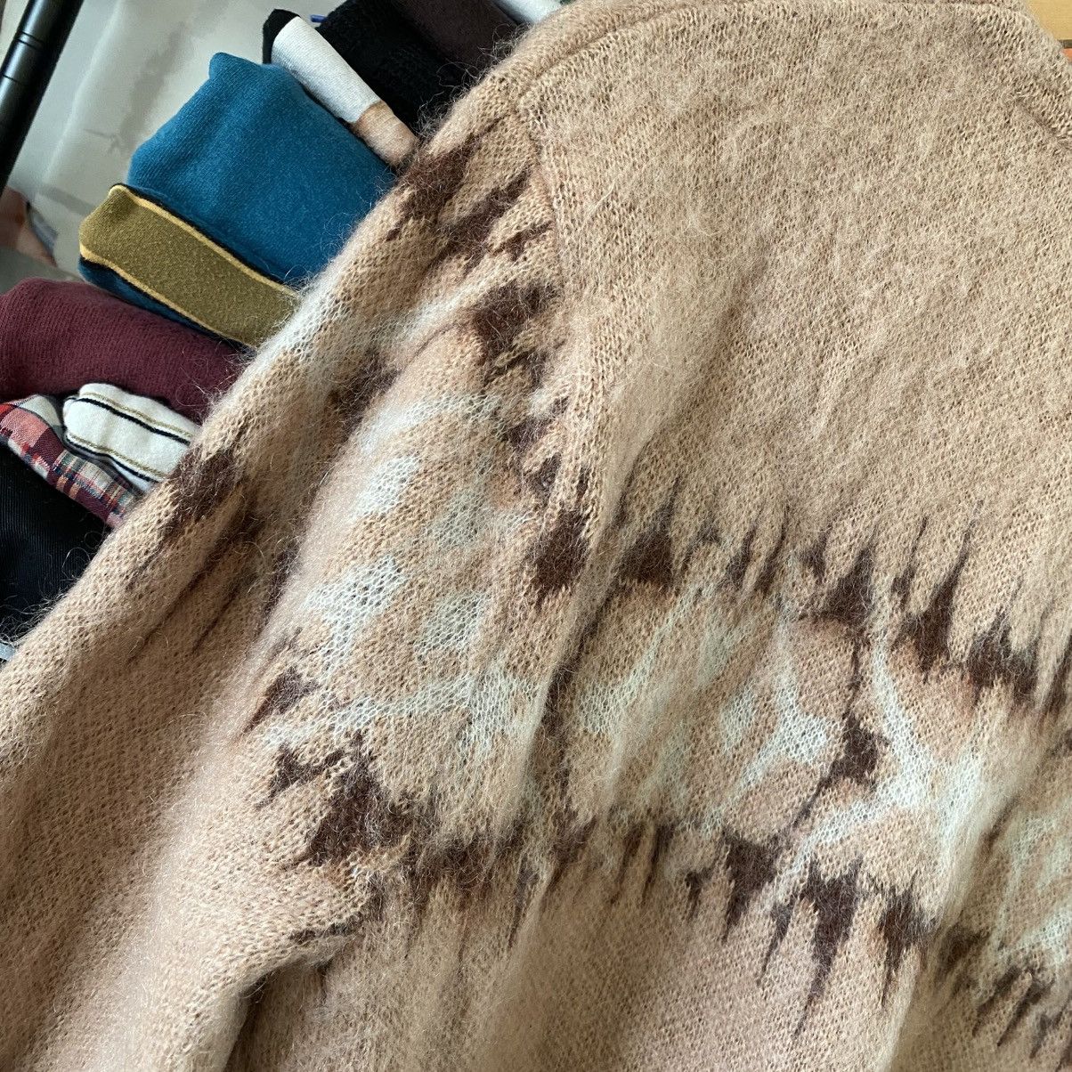 Supreme Supreme Abstract Stripe Cardigan Light Brown 2022 Mohair Size US M / EU 48-50 / 2 - 5 Thumbnail