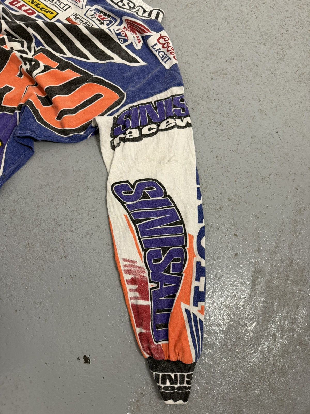Honda Vintage 1994 Sinisalo Moto Worldwide Motocross Honda Tee Size US L / EU 52-54 / 3 - 7 Thumbnail