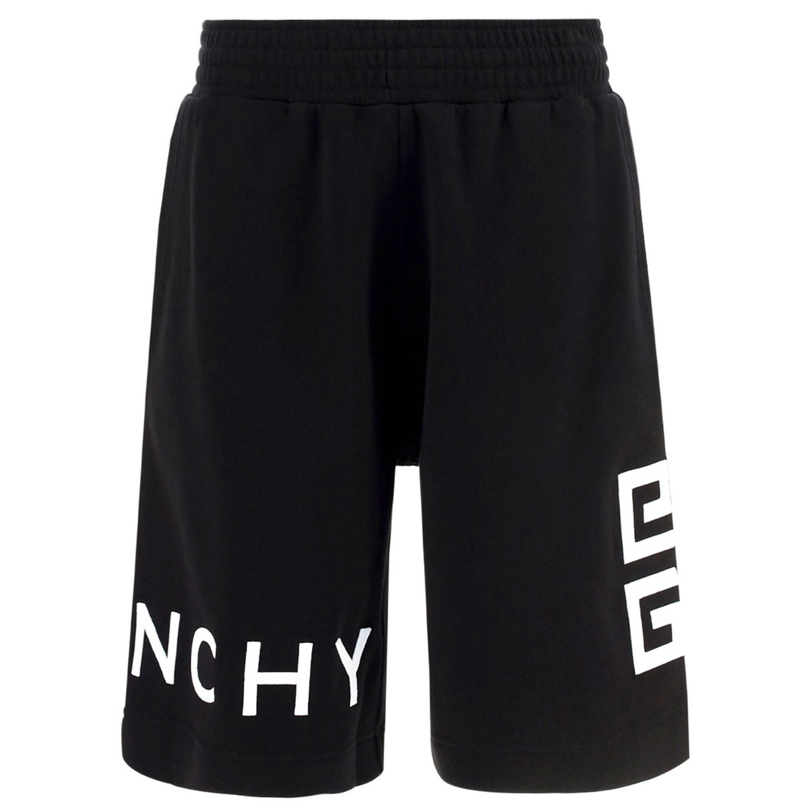 image of Givenchy 4G Embroidered Bermuda Shorts Black, Men's (Size 36)