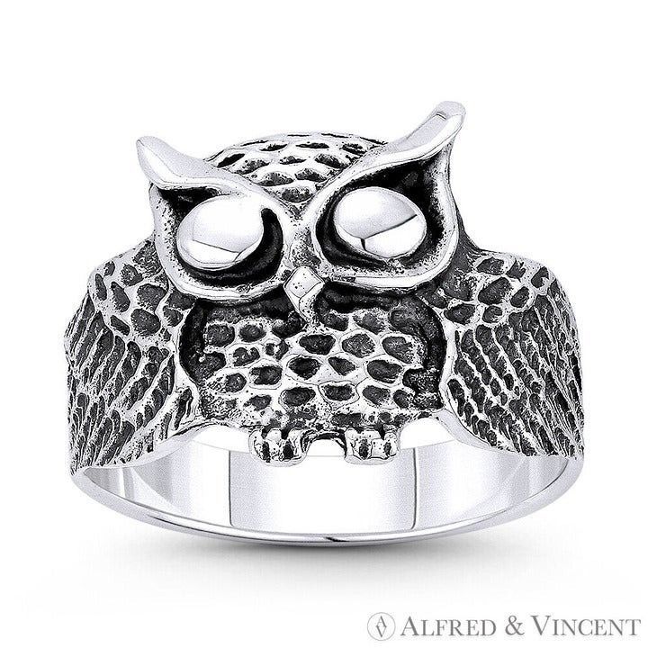 Other Owl Animal Charm Knowledge & Wisdom Totem Ring Size ONE SIZE - 1 Preview